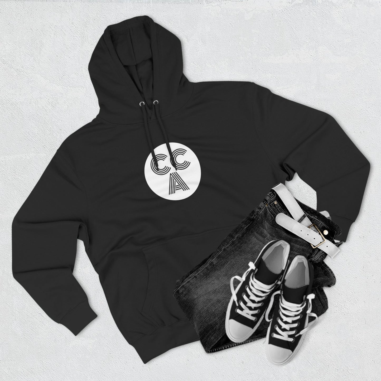 2 Cs Three-Panel Fleece Hoodie