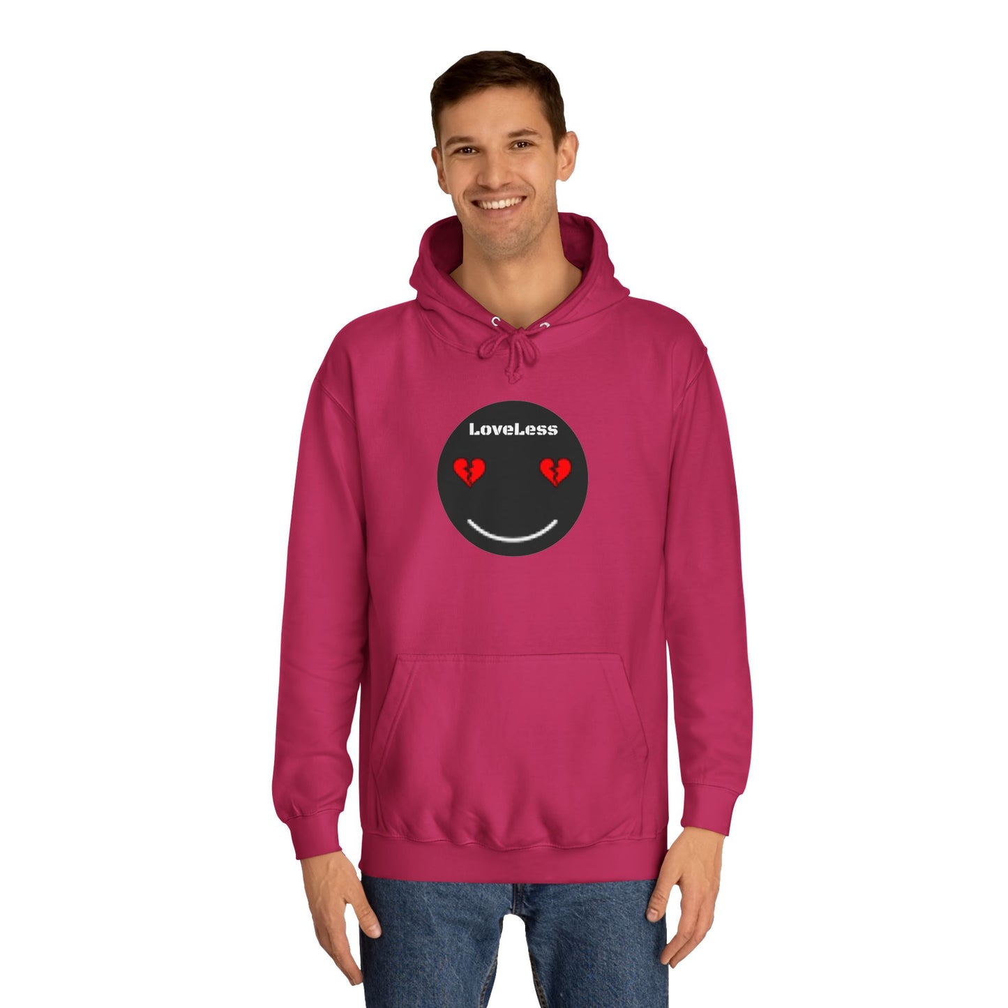 HBG LoveLess Unisex College Hoodie