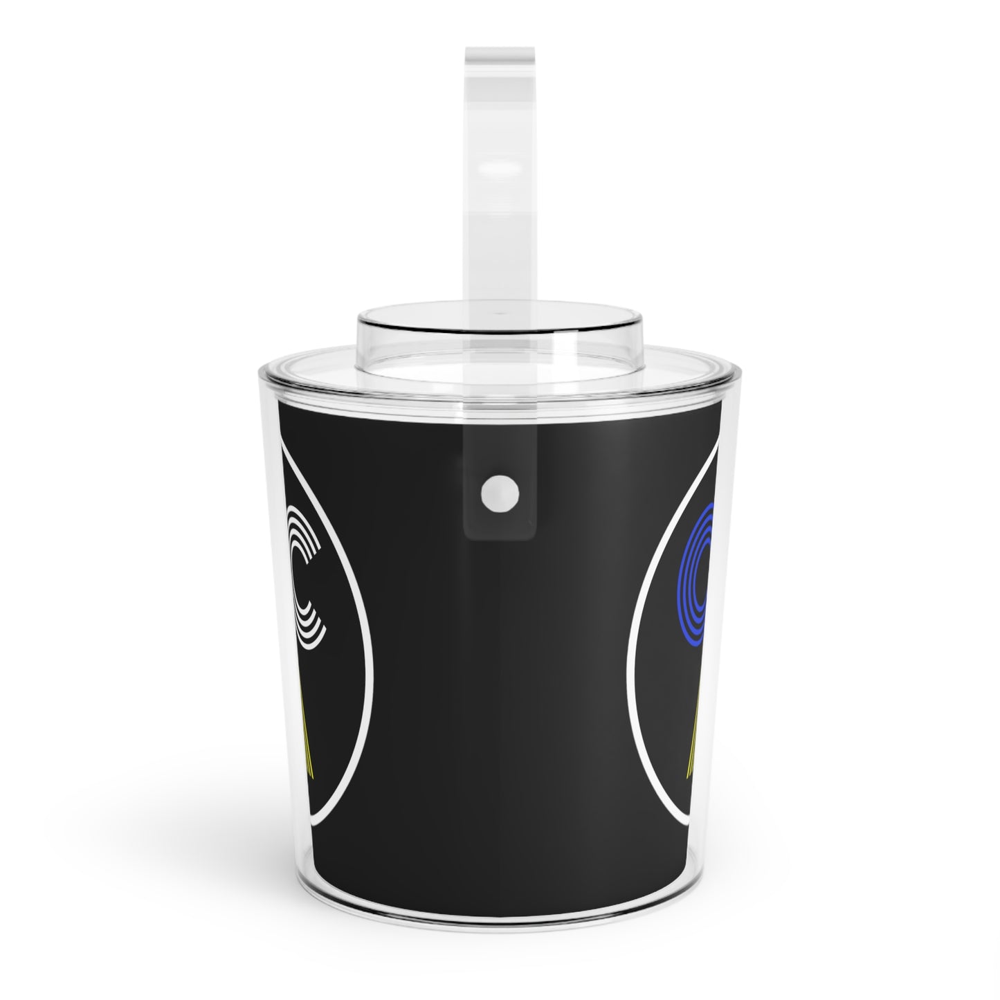 2 Cs Ice Bucket with Tongs