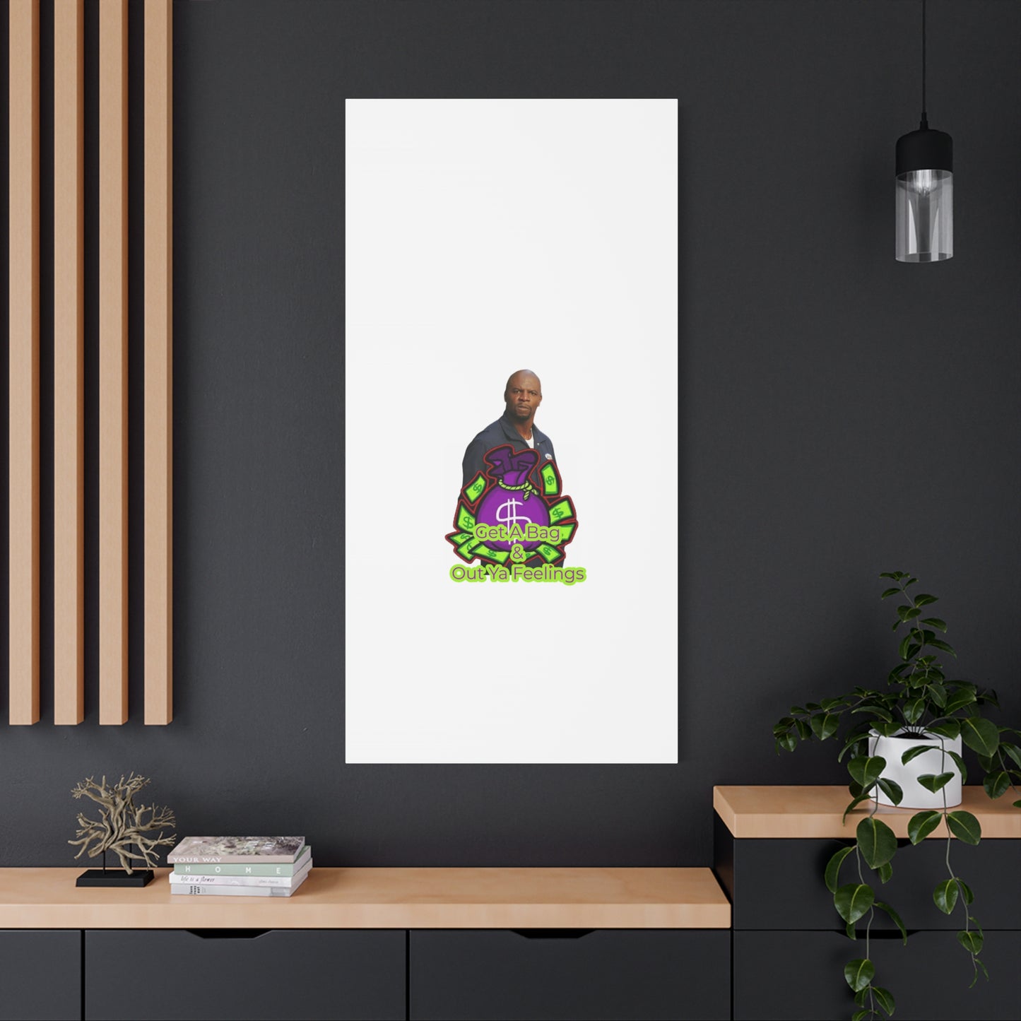 Blk Greatness Matte Canvas, Stretched, 1.25"
