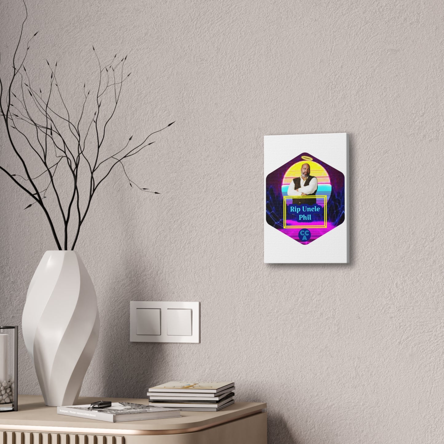 Blk Greatness Canvas Stretched, 0.75"