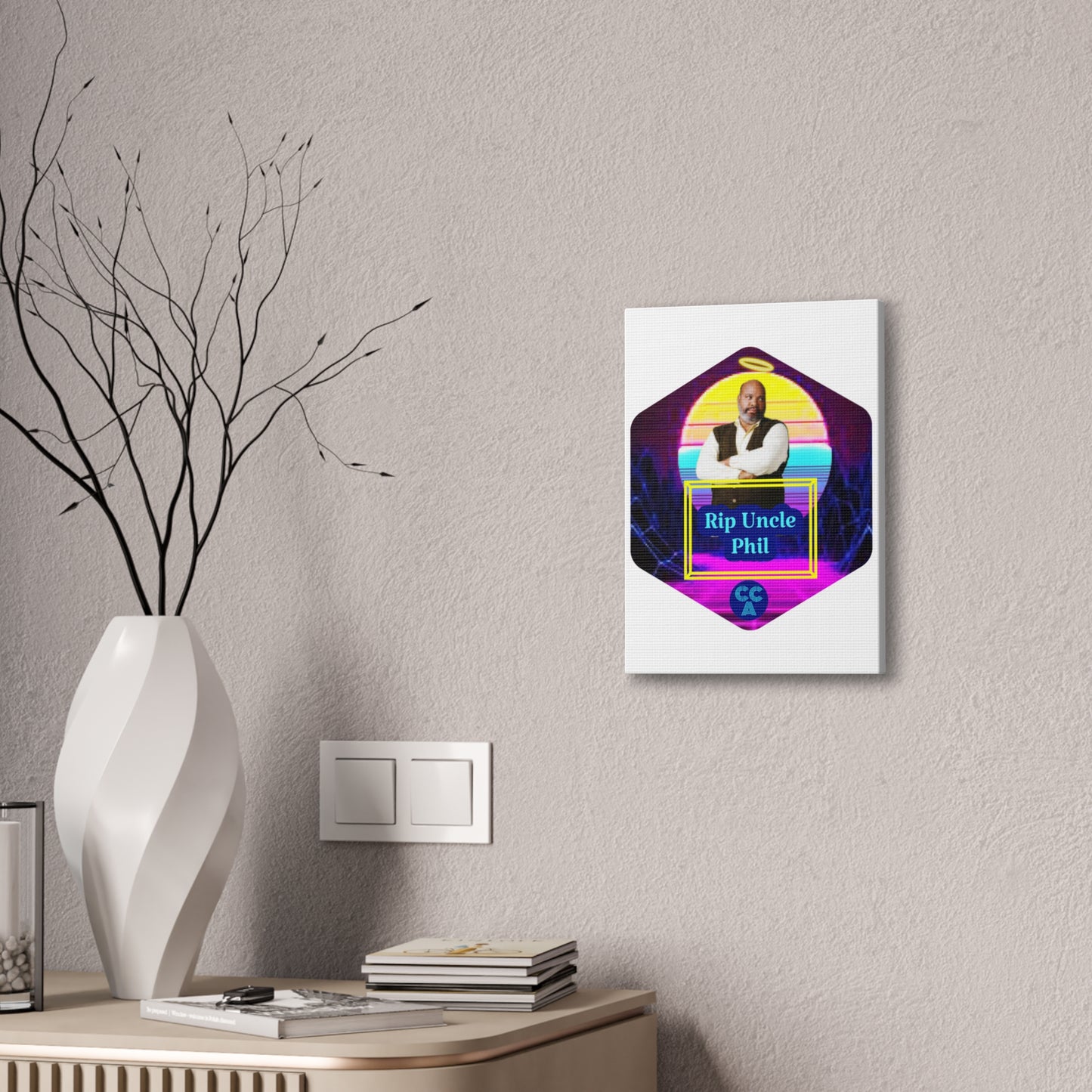 Blk Greatness Canvas Stretched, 0.75"