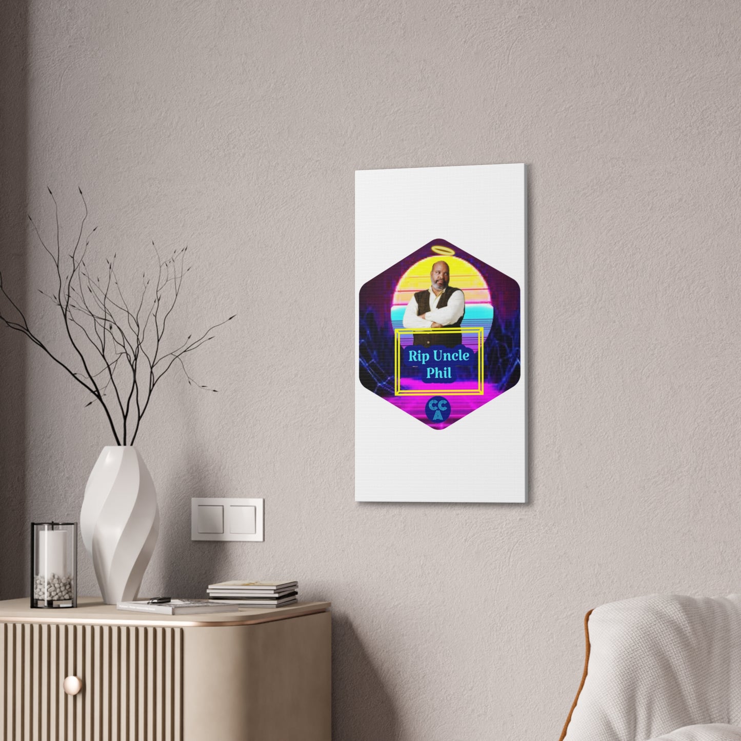 Blk Greatness Canvas Stretched, 0.75"