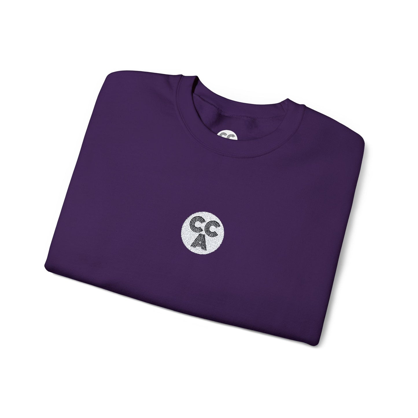 2 Cs Embroidery Crewneck Sweatshirt