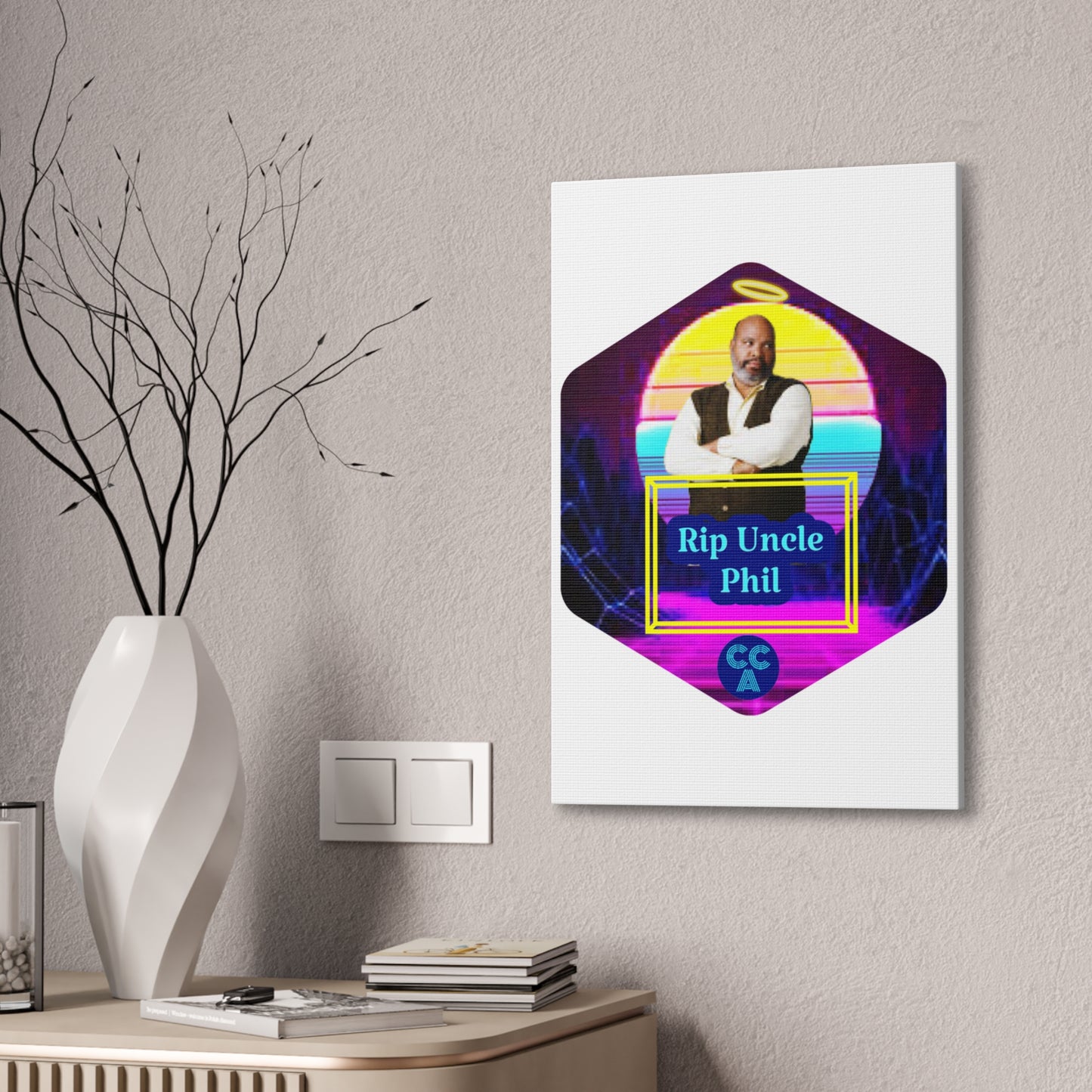 Blk Greatness Canvas Stretched, 0.75"