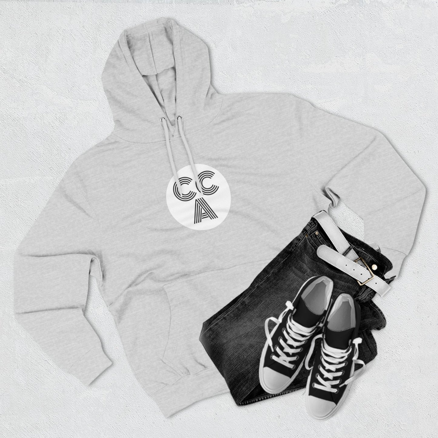 2 Cs Three-Panel Fleece Hoodie