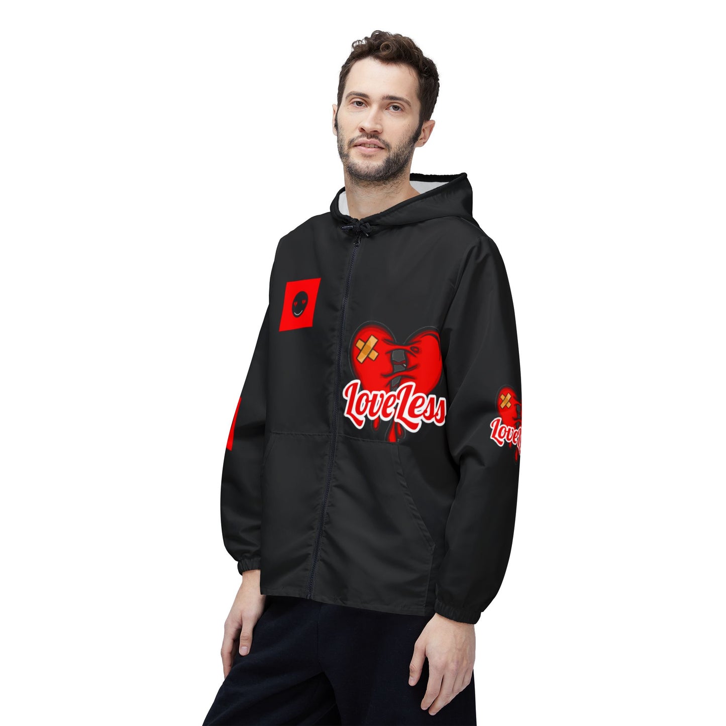 LoveLess Windbreaker Jacket (AOP)