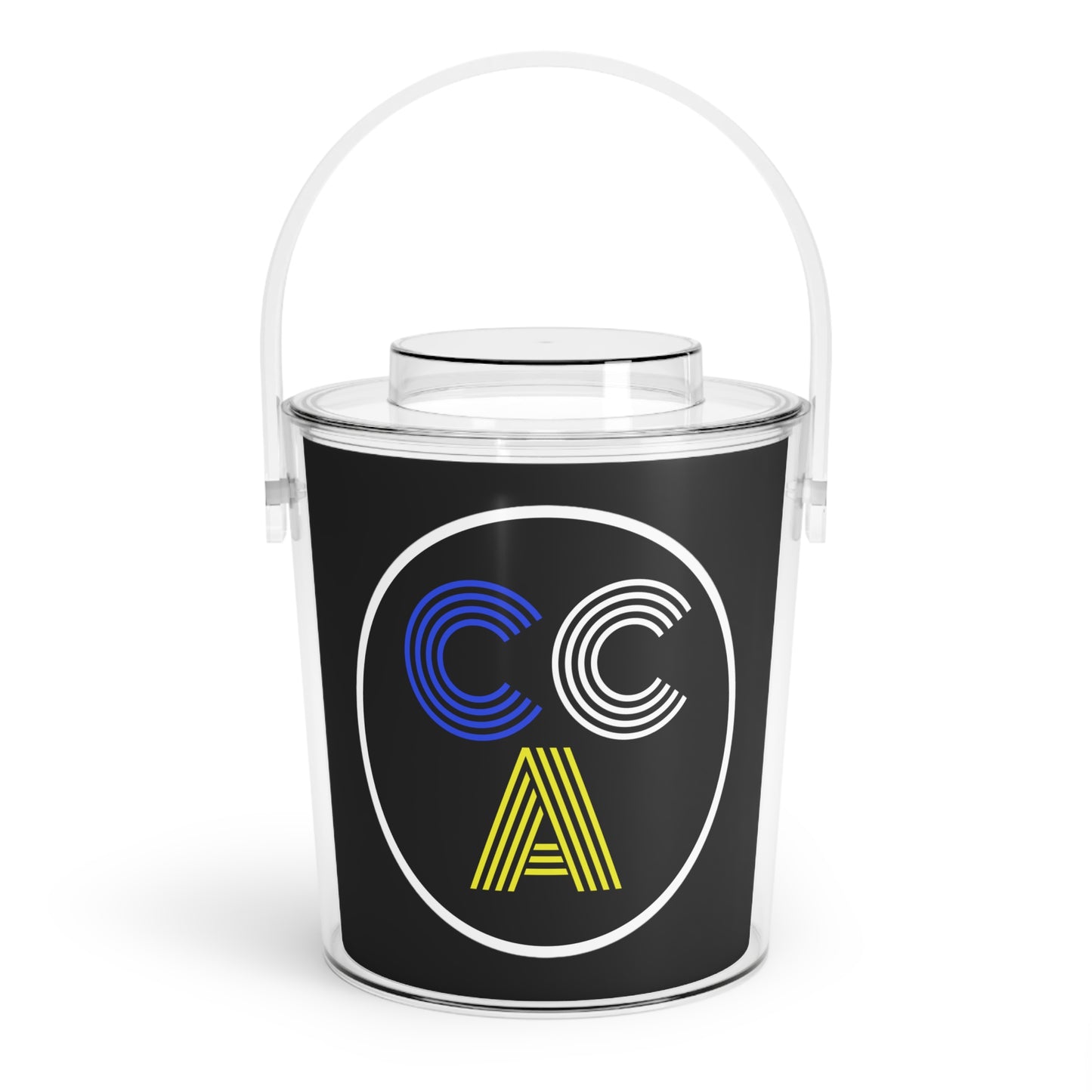 2 Cs Ice Bucket with Tongs