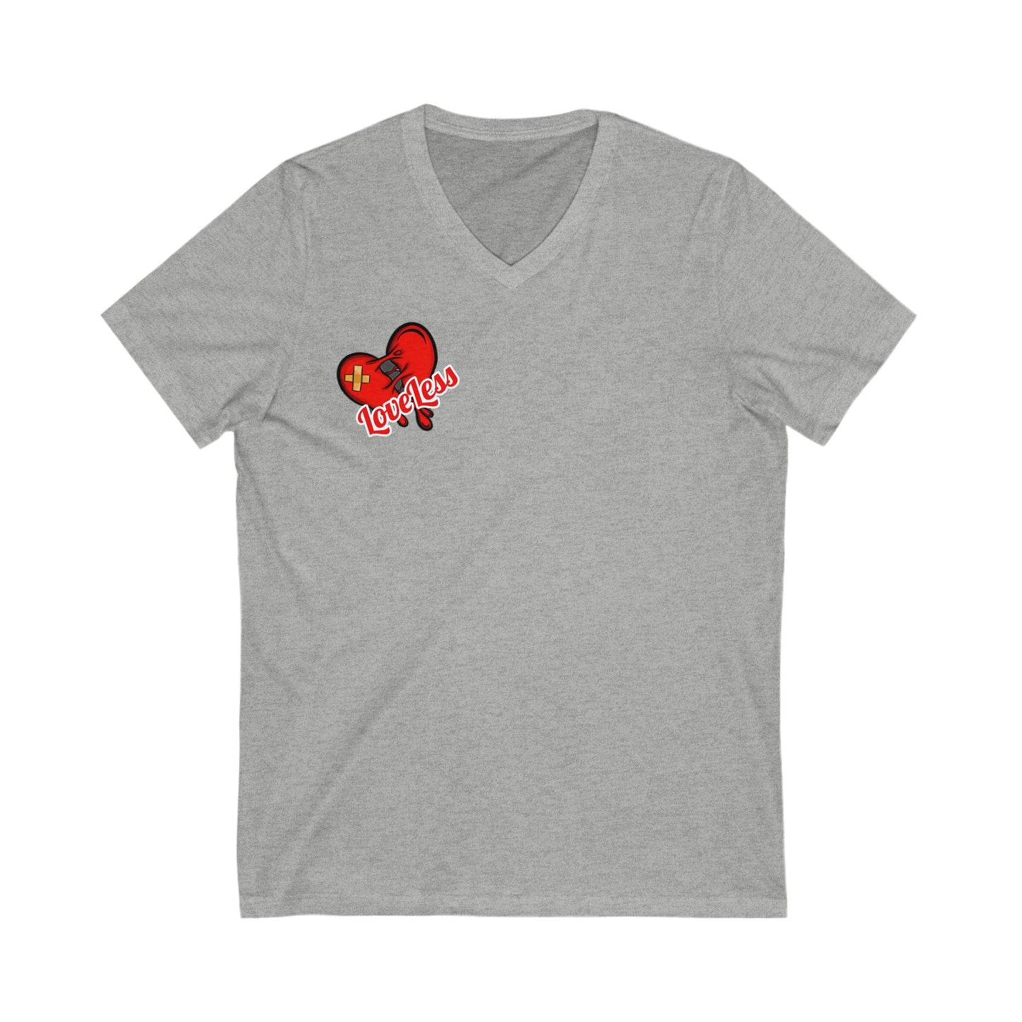 LoveLess Jersey Short Sleeve V-Neck Tee