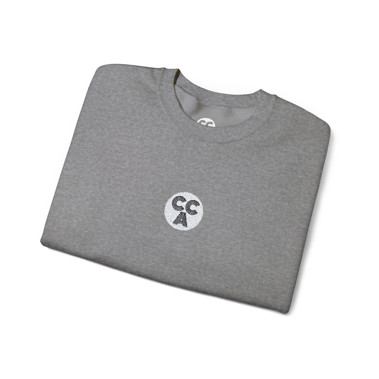 2 Cs Embroidery Crewneck Sweatshirt