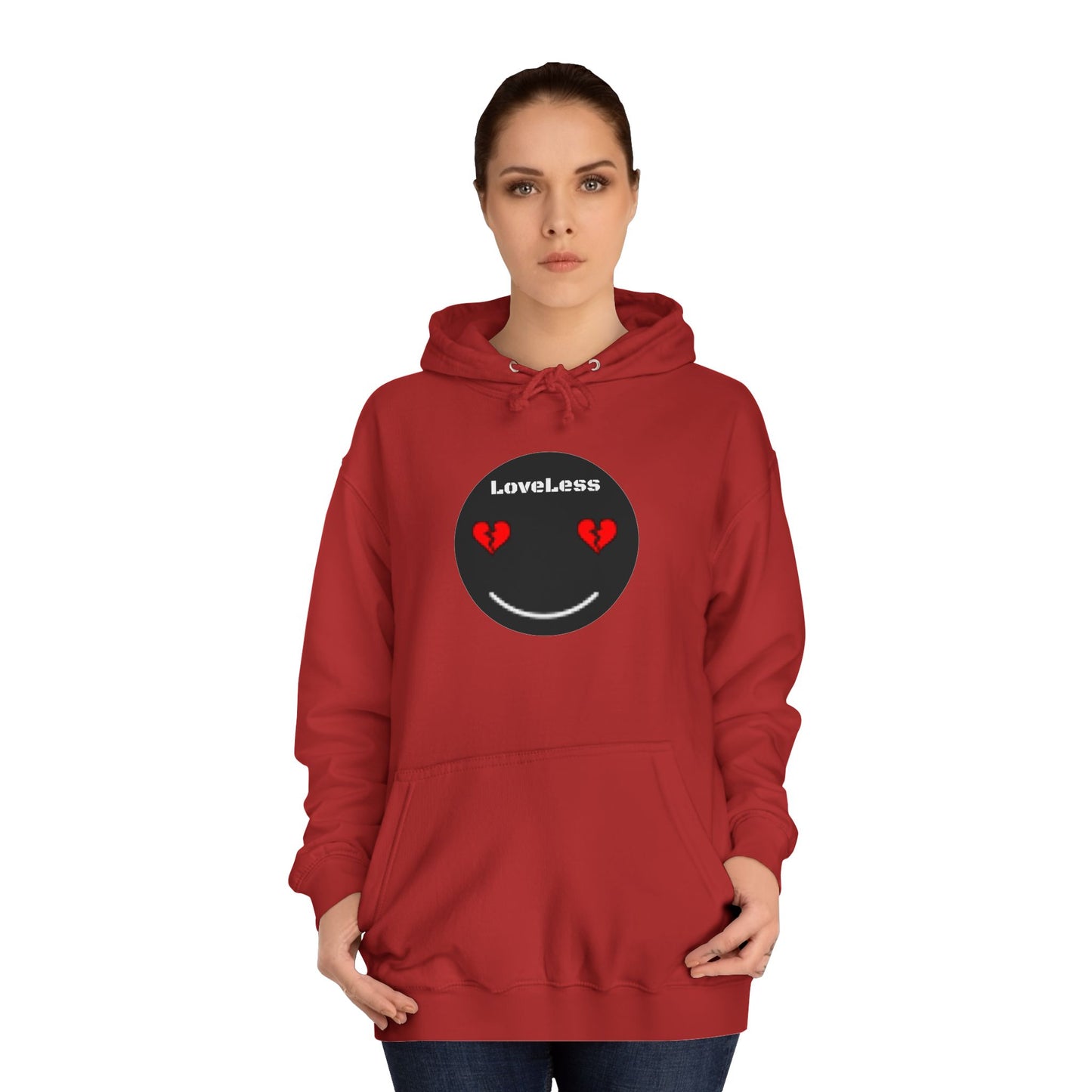 HBG LoveLess Unisex College Hoodie