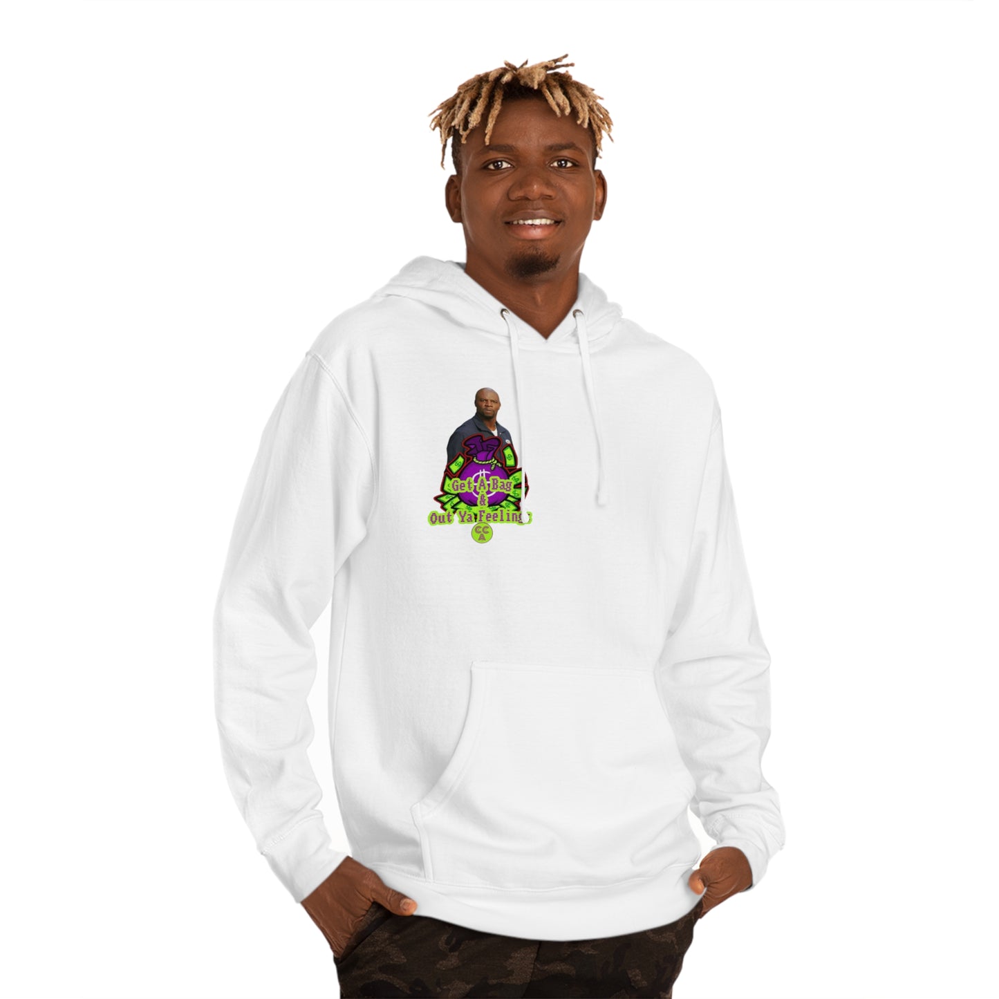 Blk Greatness Hooded Sweatshirt