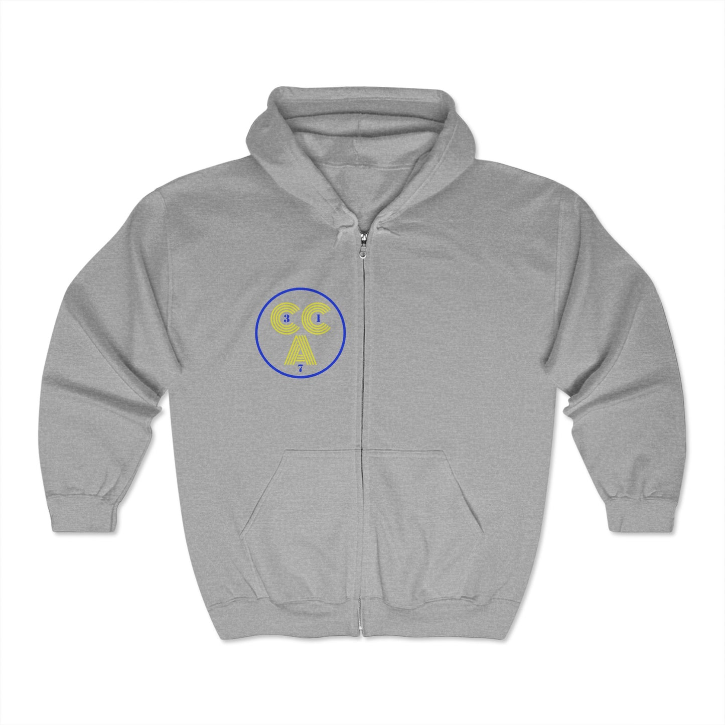 2 Cs Full Zip Hooded Sweatshirt