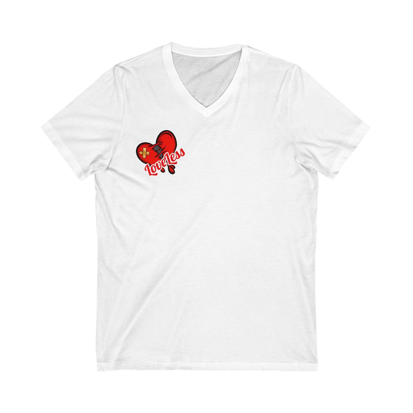 LoveLess Jersey Short Sleeve V-Neck Tee