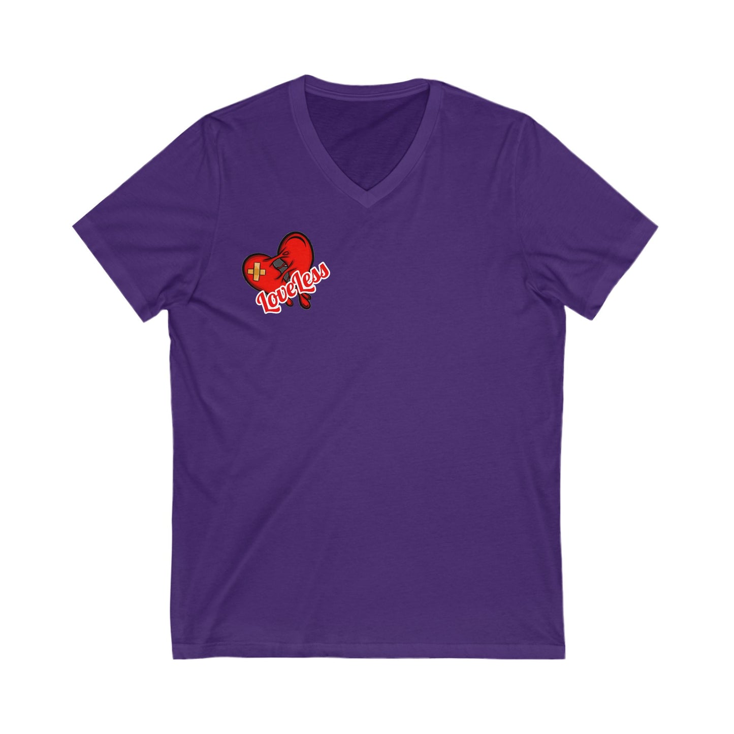 LoveLess Jersey Short Sleeve V-Neck Tee