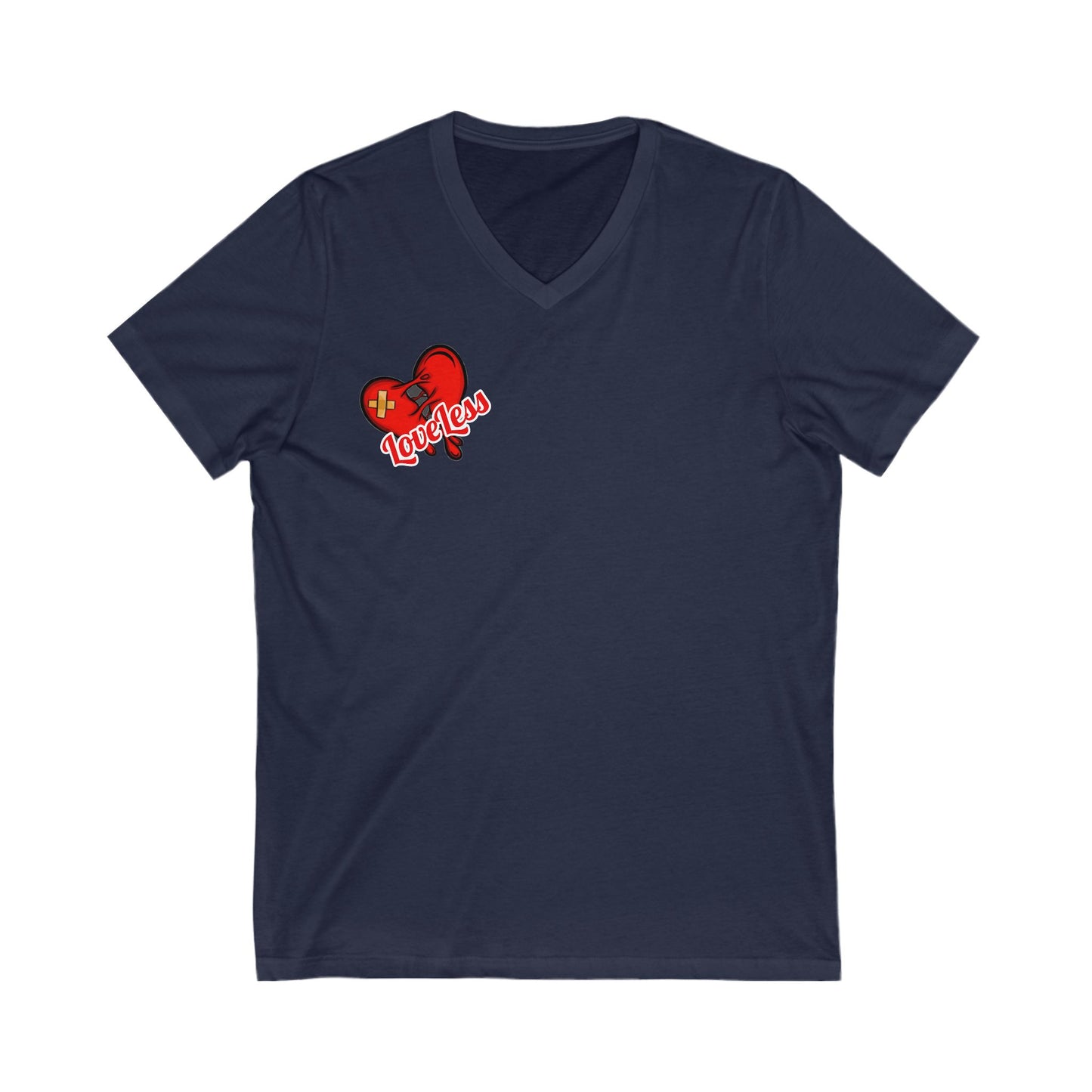 LoveLess Jersey Short Sleeve V-Neck Tee