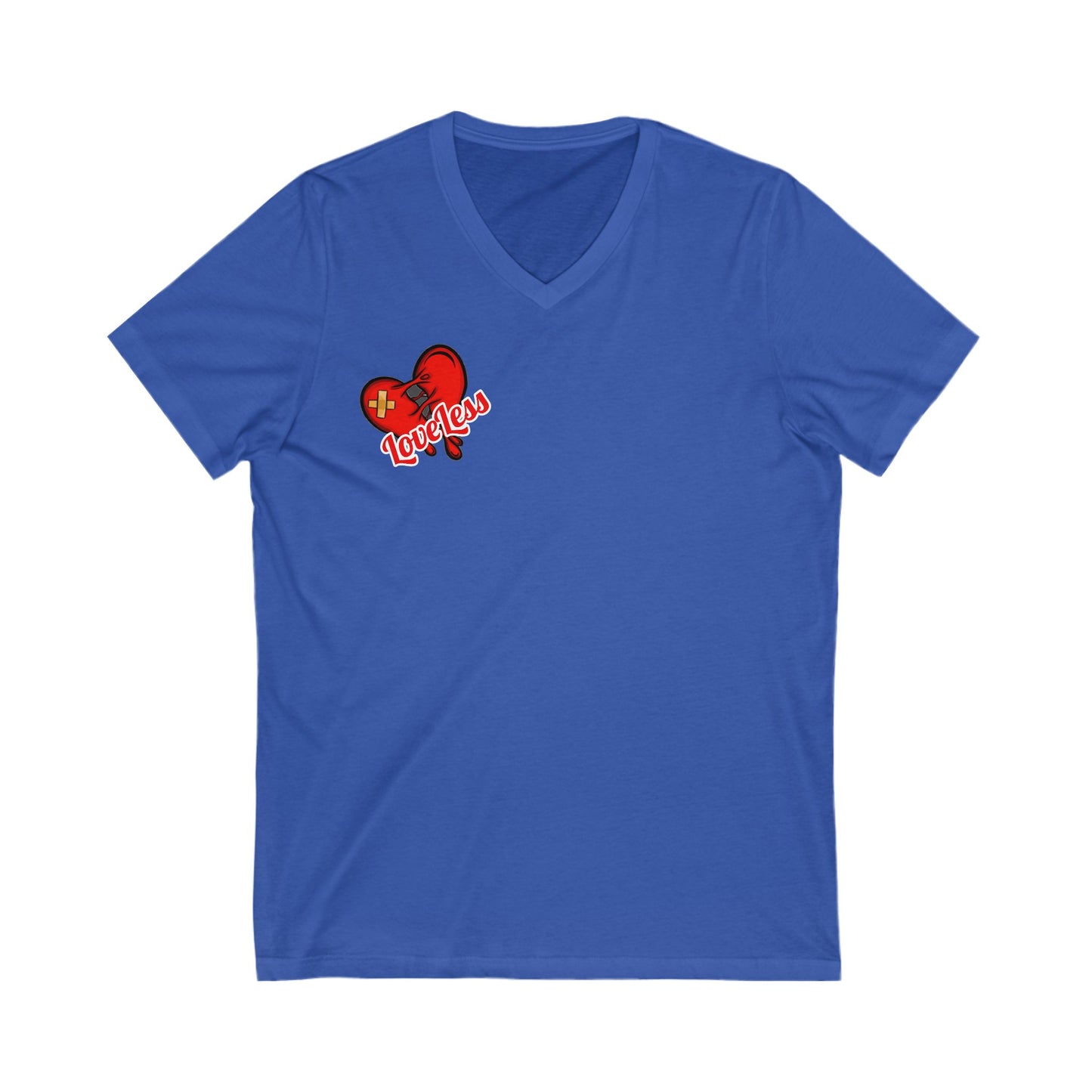 LoveLess Jersey Short Sleeve V-Neck Tee
