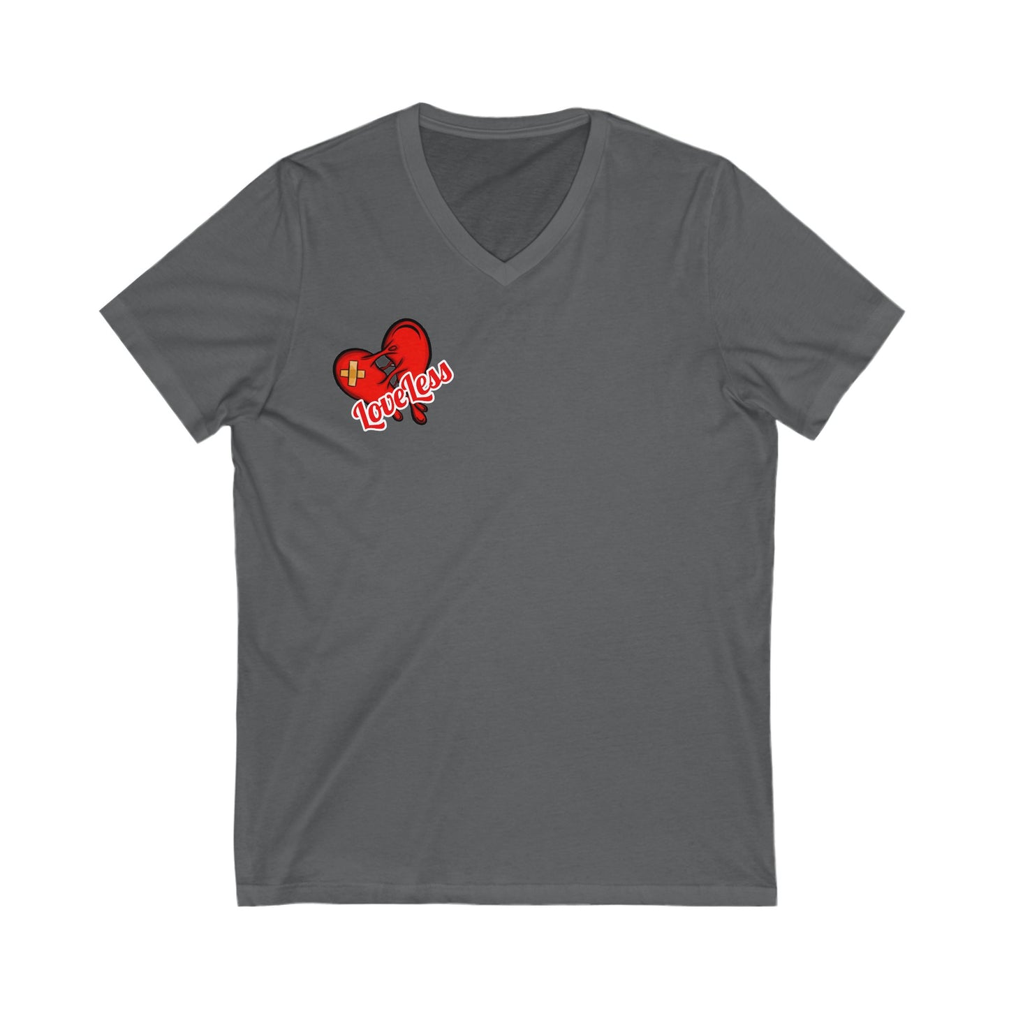 LoveLess Jersey Short Sleeve V-Neck Tee