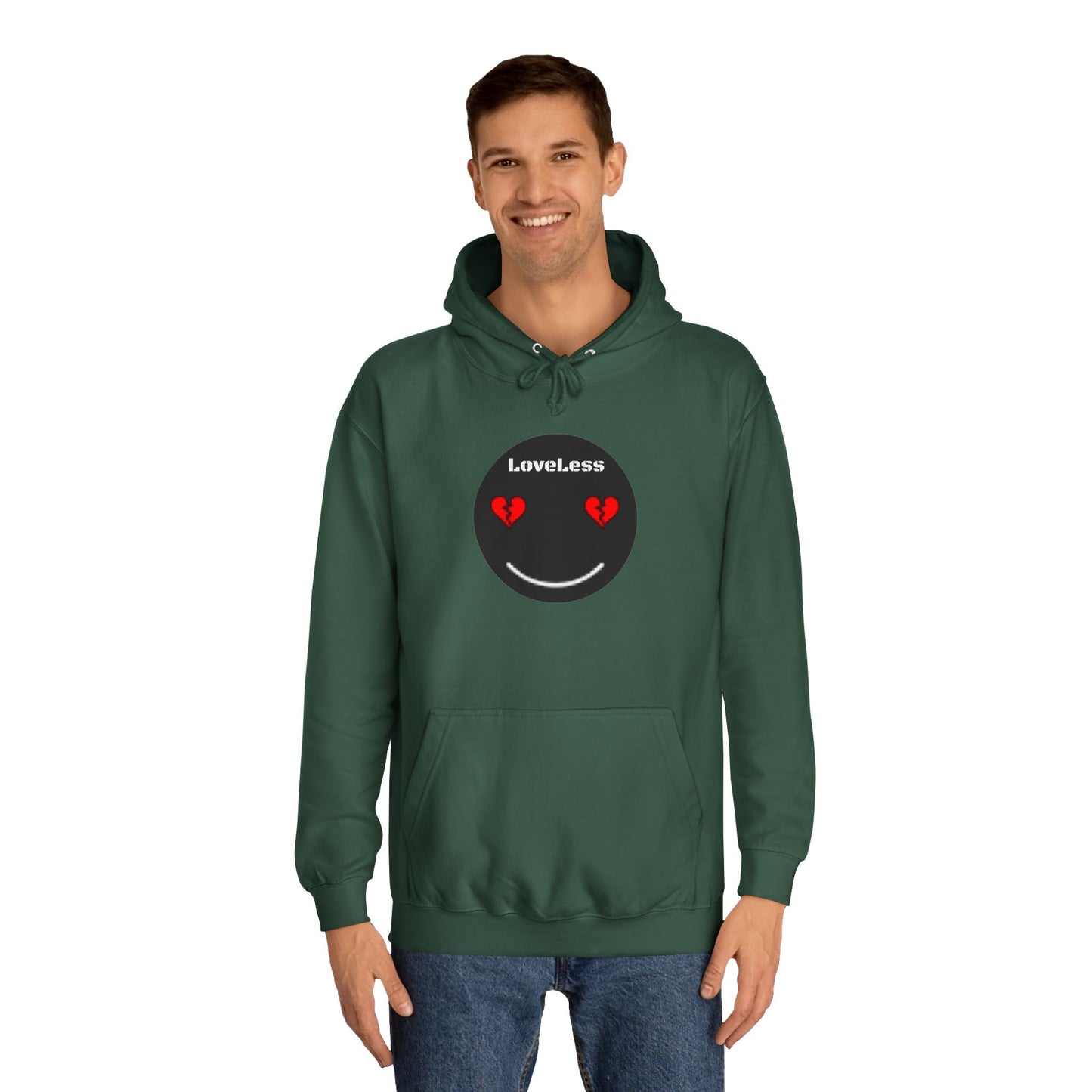 HBG LoveLess Unisex College Hoodie