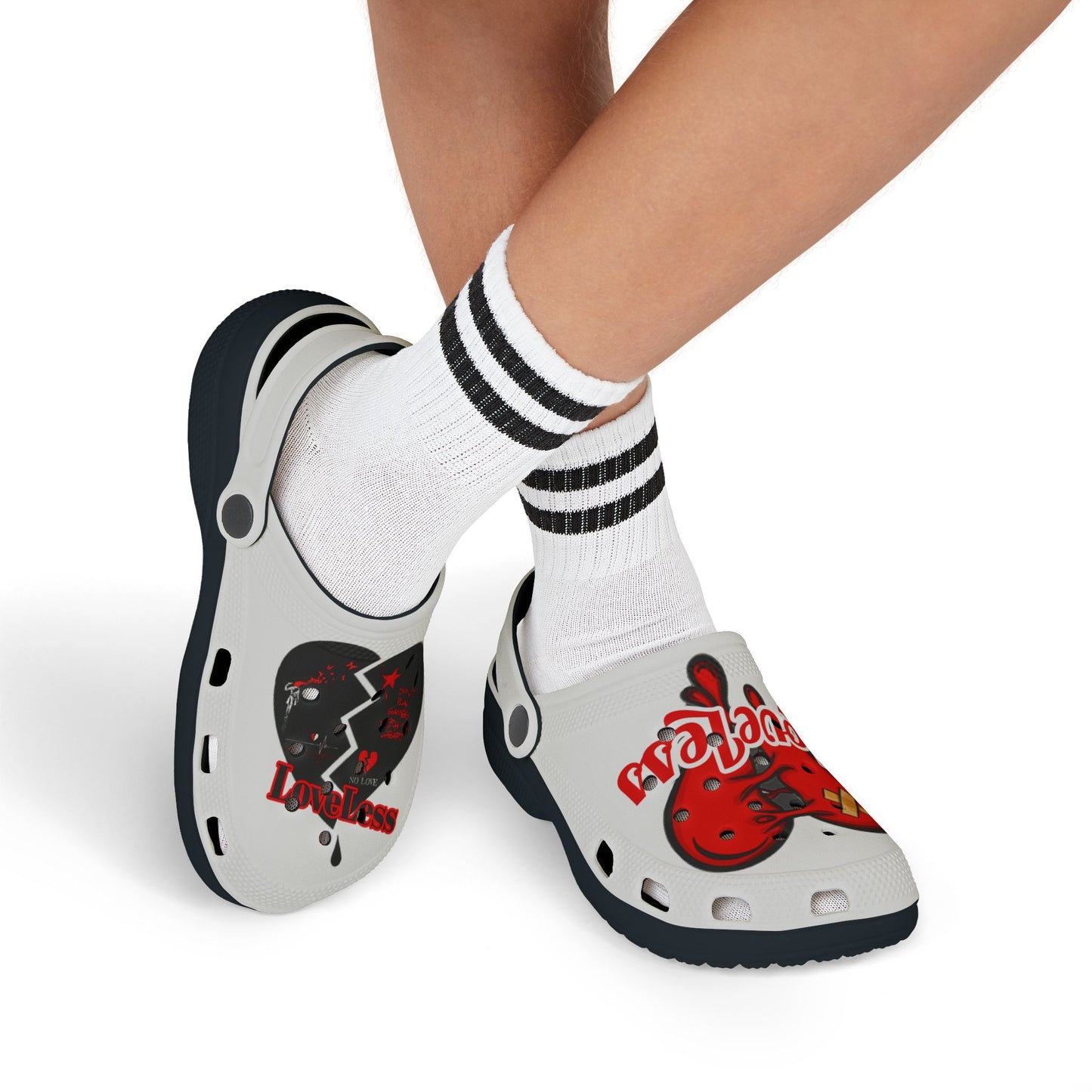 LoveLess Kid's EVA Foam Clogs (AOP)