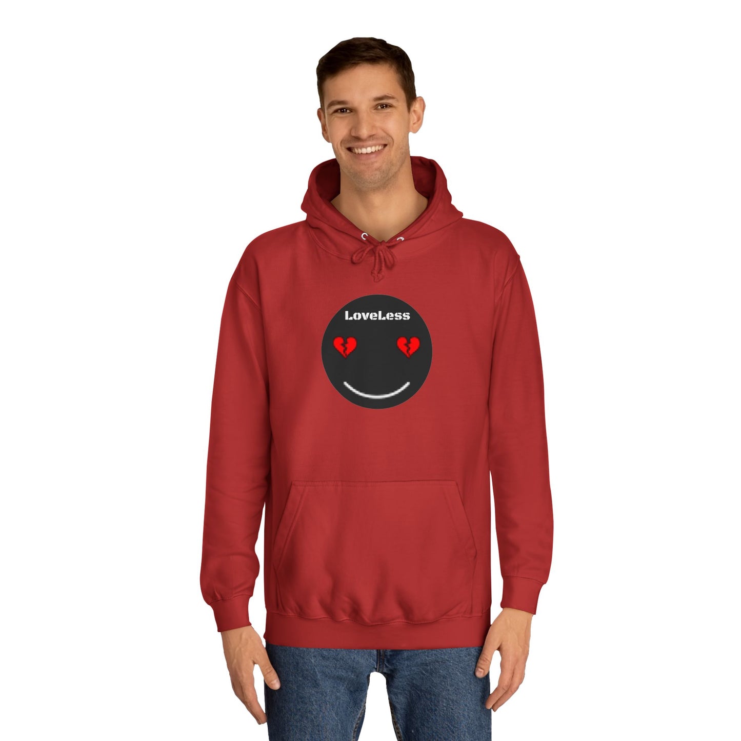 HBG LoveLess Unisex College Hoodie