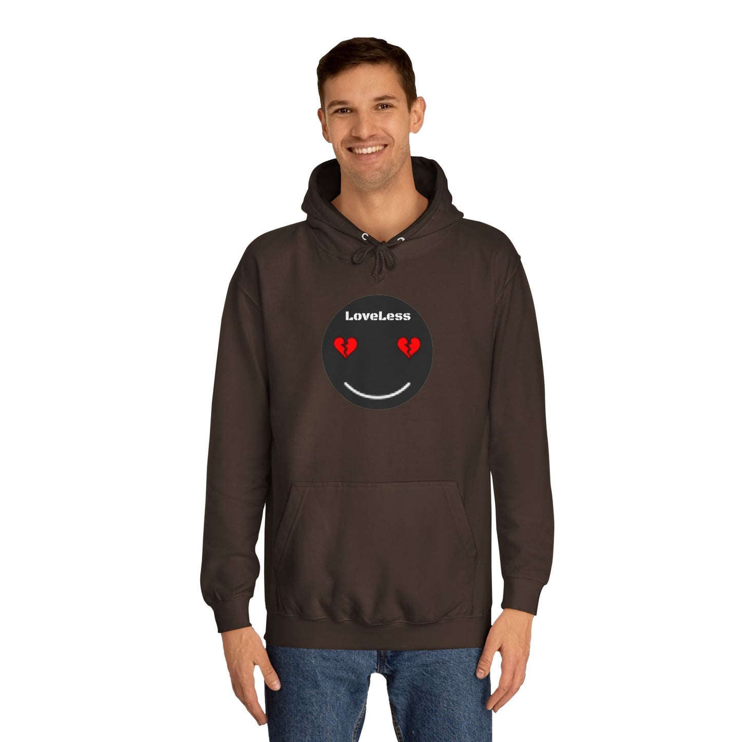 HBG LoveLess Unisex College Hoodie