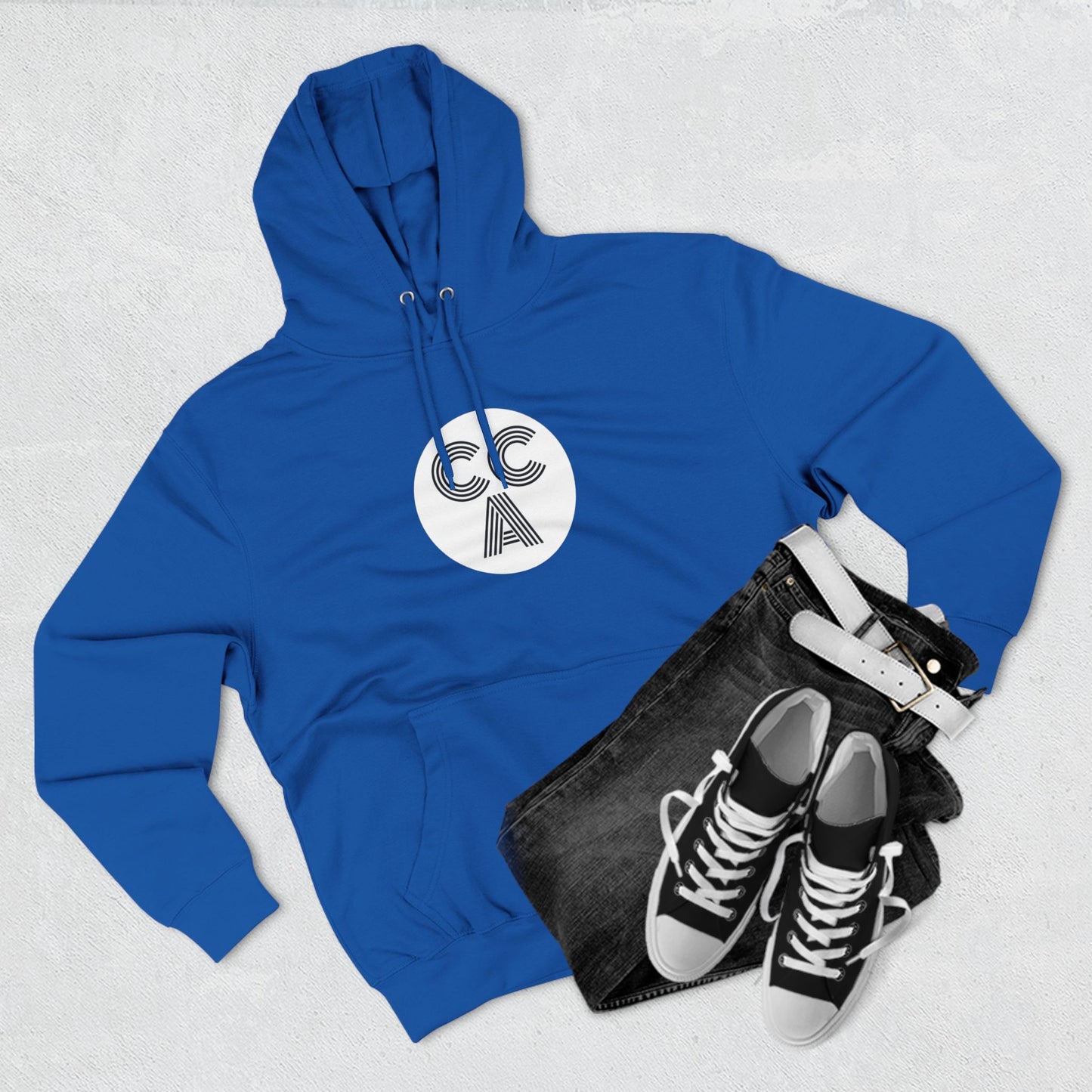 2 Cs Three-Panel Fleece Hoodie