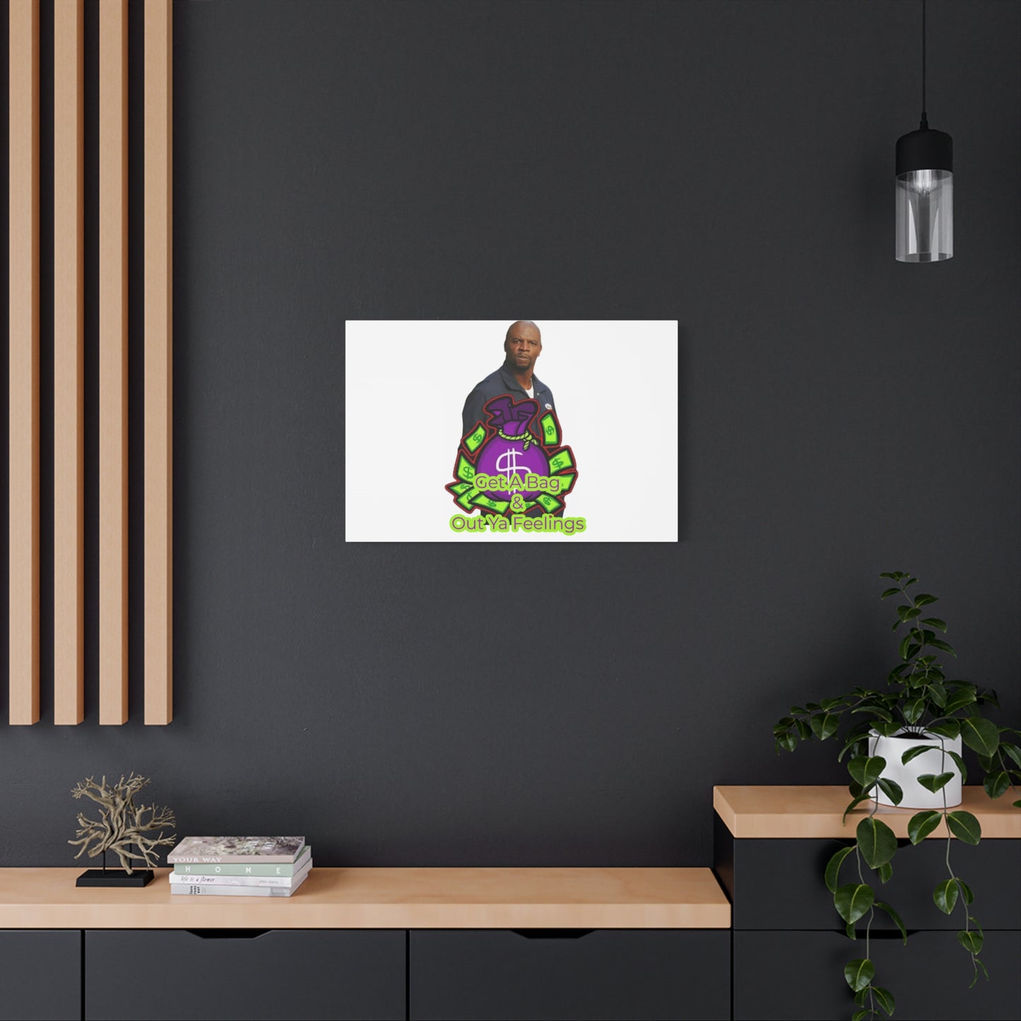 Blk Greatness Matte Canvas, Stretched, 1.25"