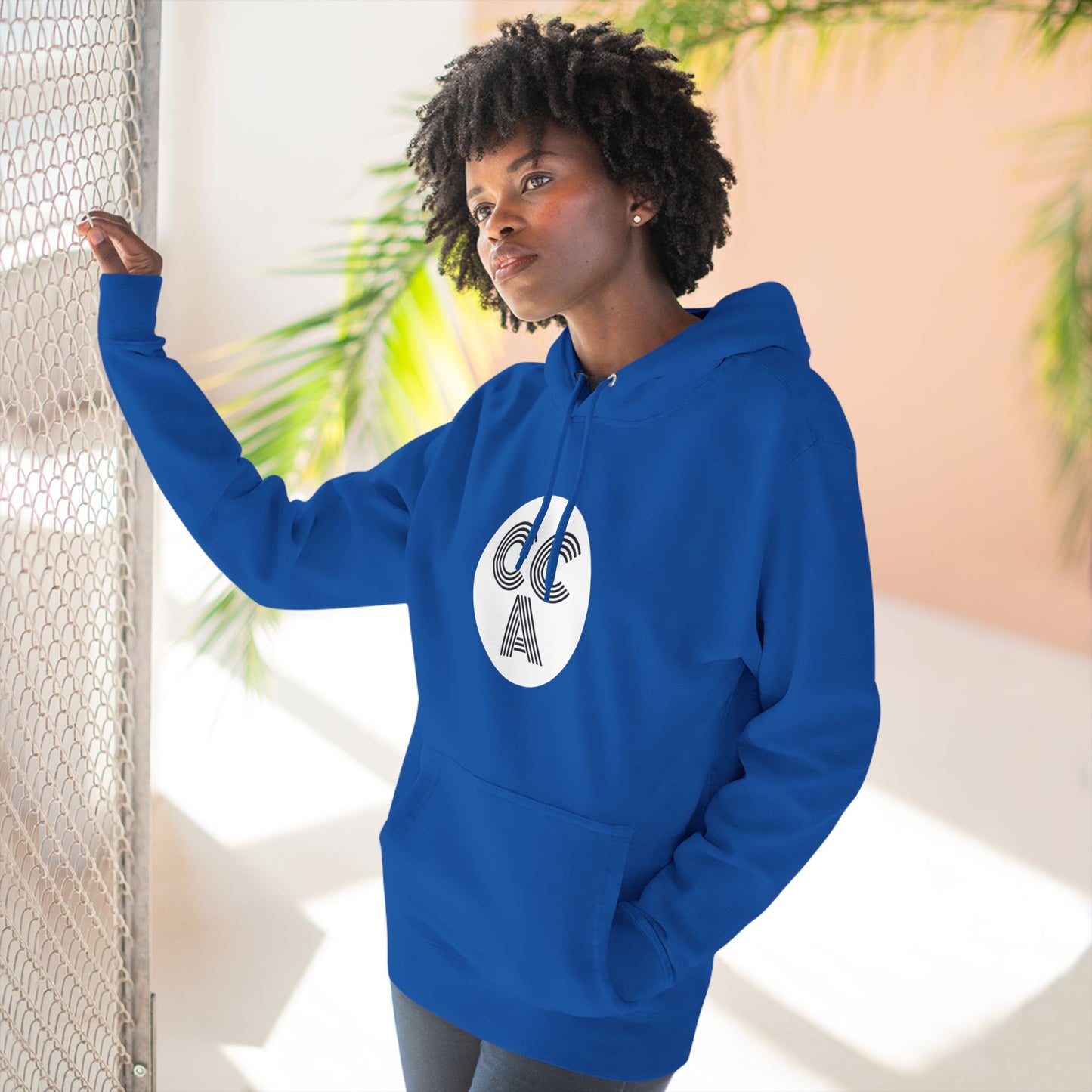 2 Cs Three-Panel Fleece Hoodie