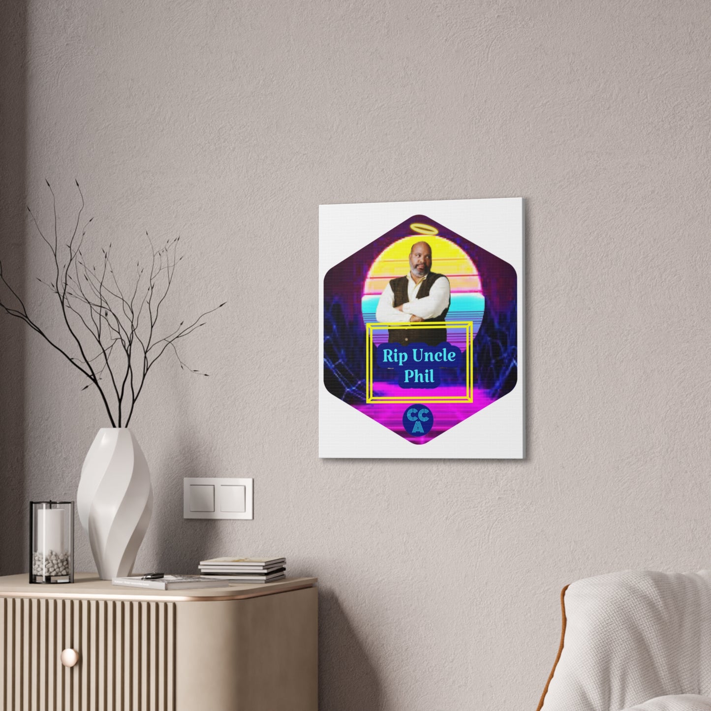 Blk Greatness Canvas Stretched, 0.75"