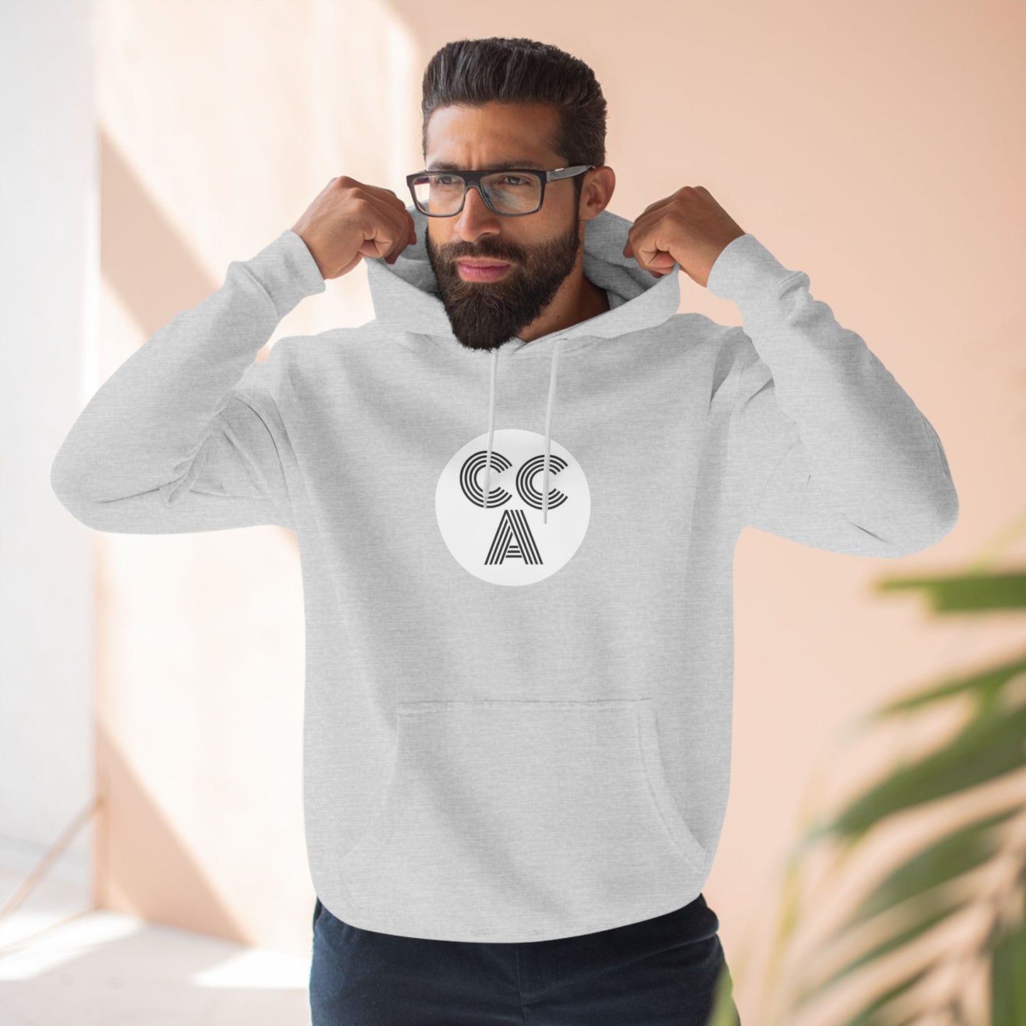 2 Cs Three-Panel Fleece Hoodie