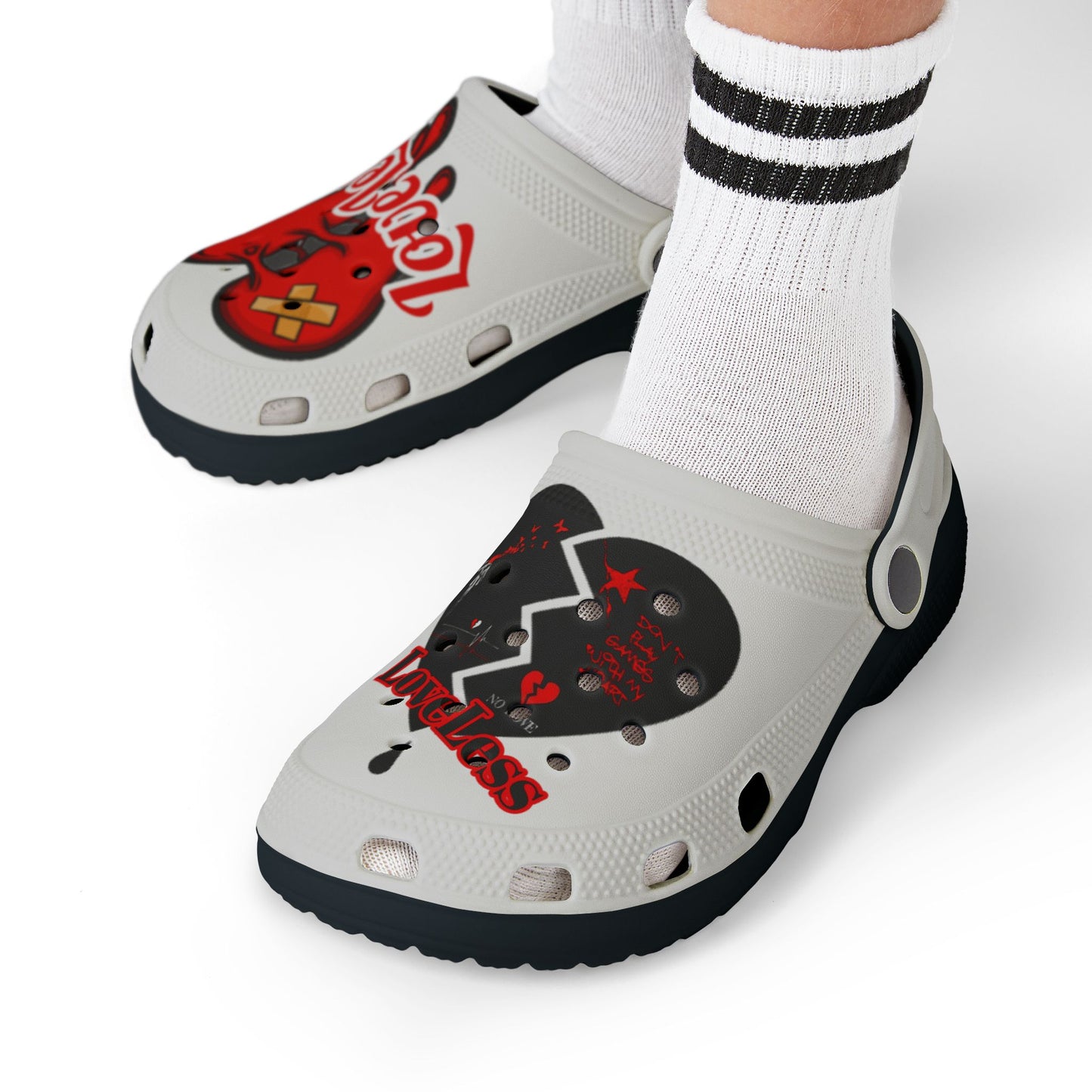 LoveLess Kid's EVA Foam Clogs (AOP)