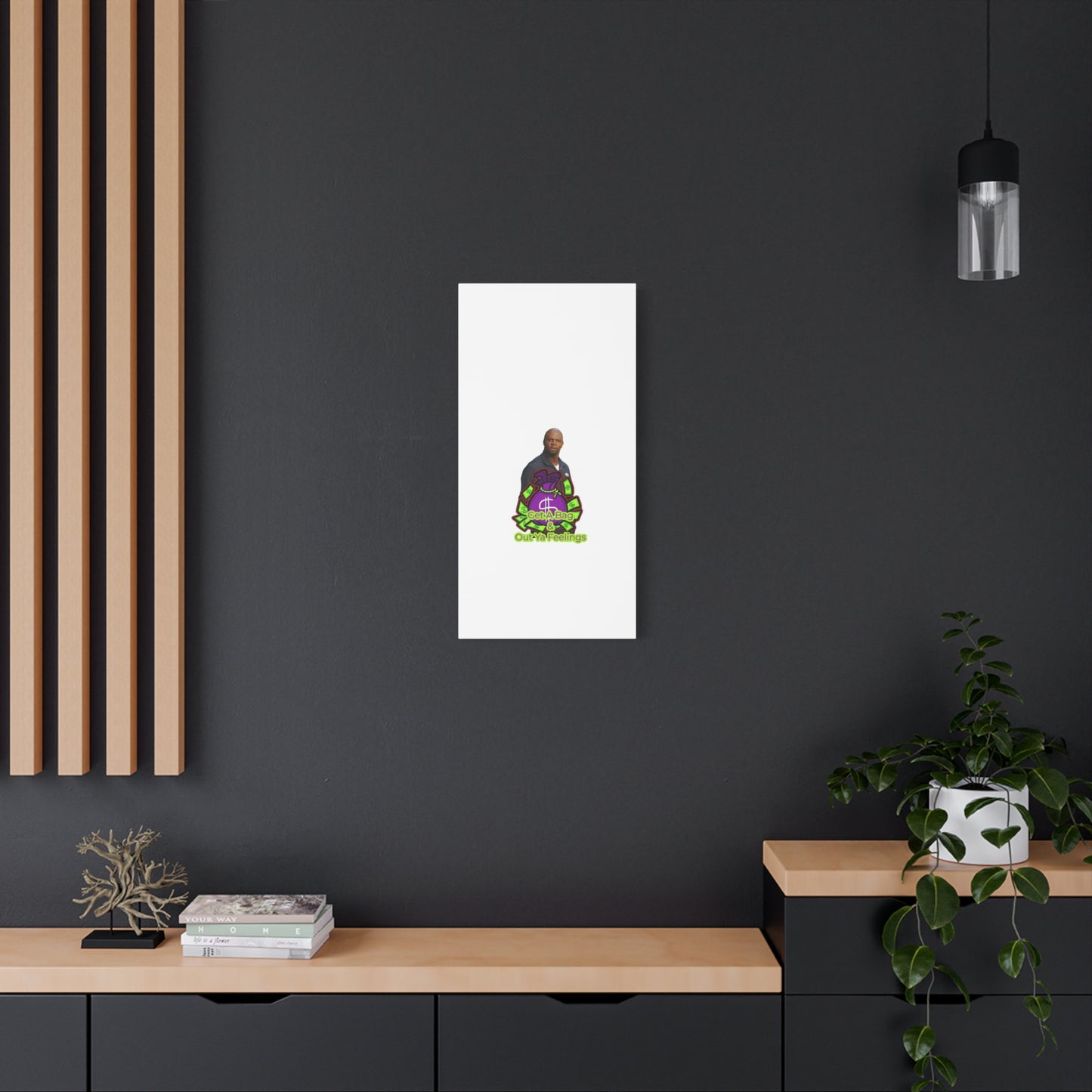 Blk Greatness Matte Canvas, Stretched, 1.25"