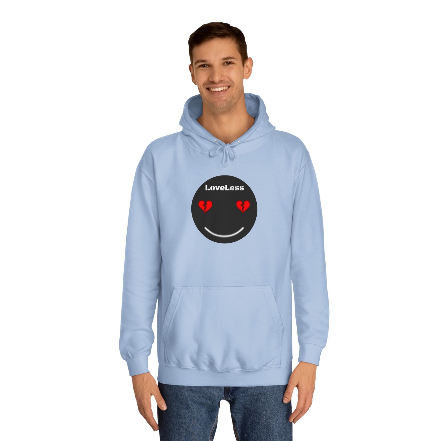 HBG LoveLess Unisex College Hoodie