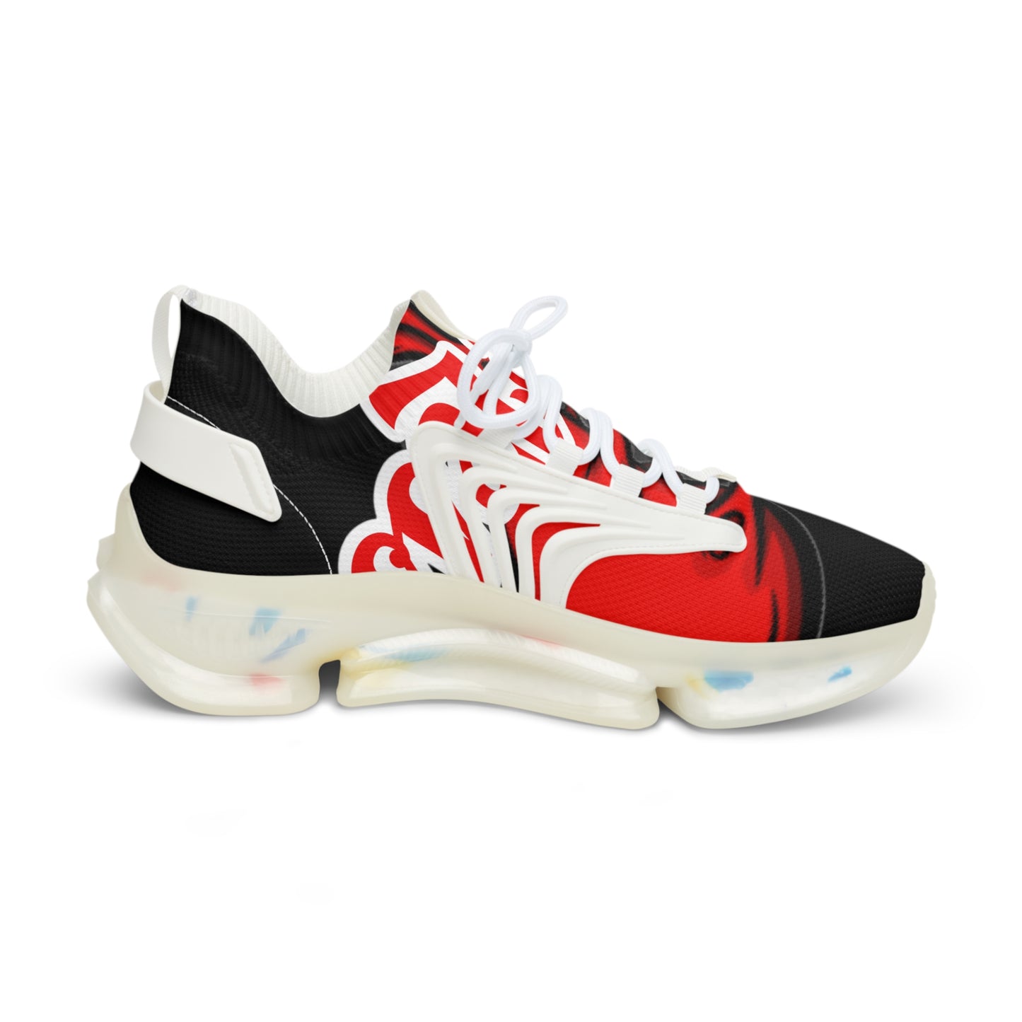 LoveLess Men's Blk Mesh Sneakers