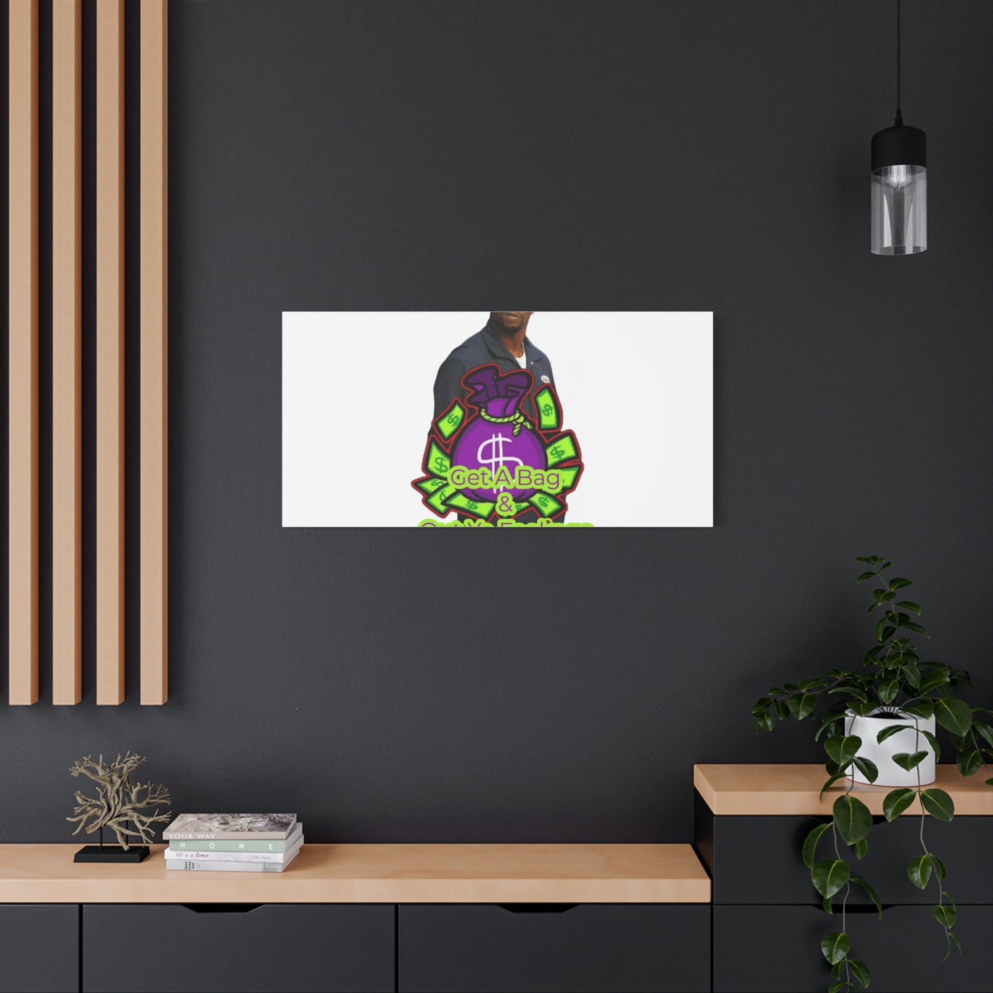 Blk Greatness Matte Canvas, Stretched, 1.25"