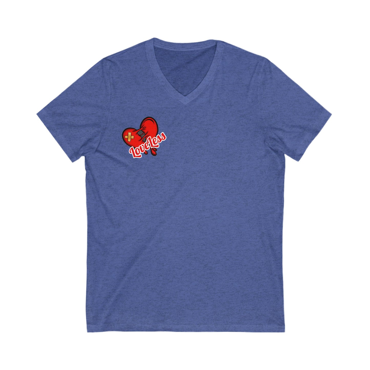 LoveLess Jersey Short Sleeve V-Neck Tee