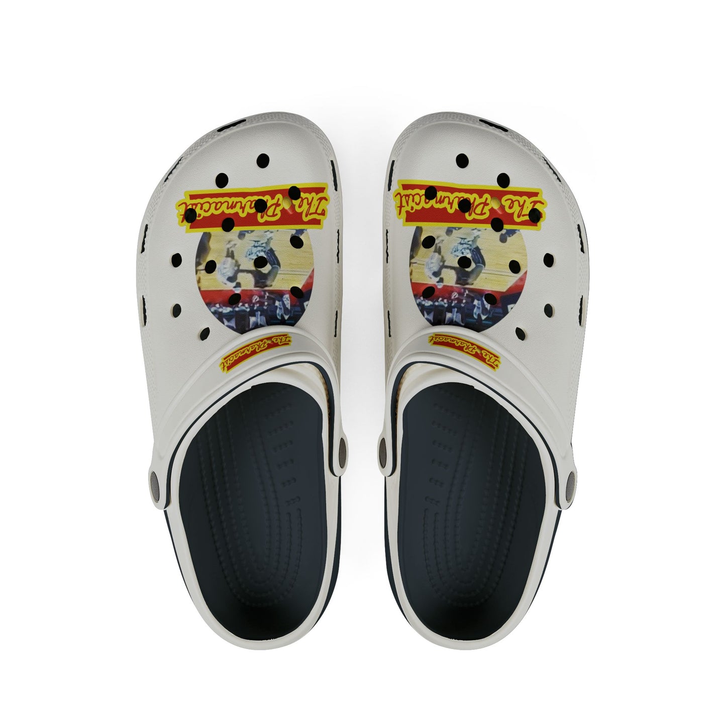 Blk Greatness Rubber Shoes (AOP)