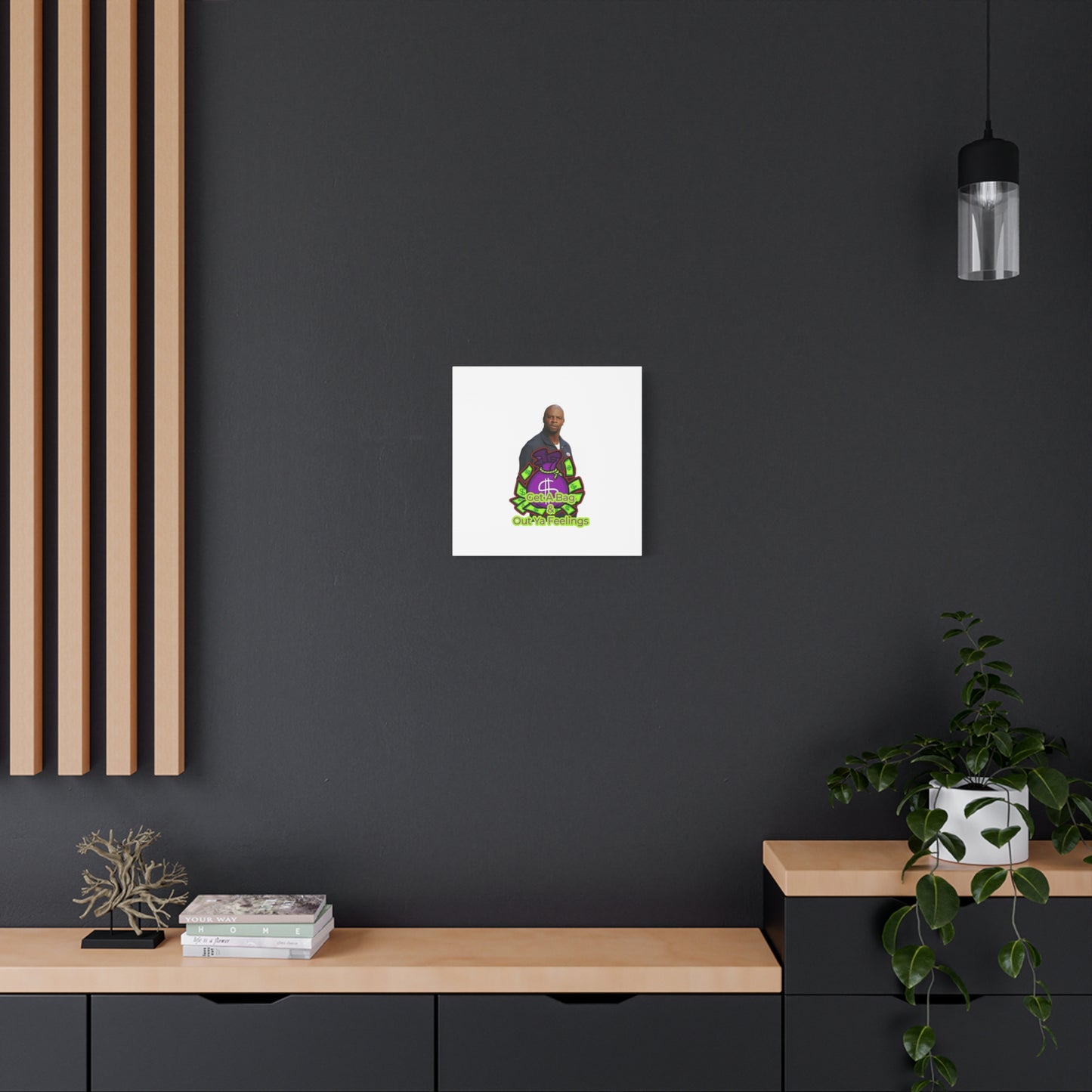 Blk Greatness Matte Canvas, Stretched, 1.25"