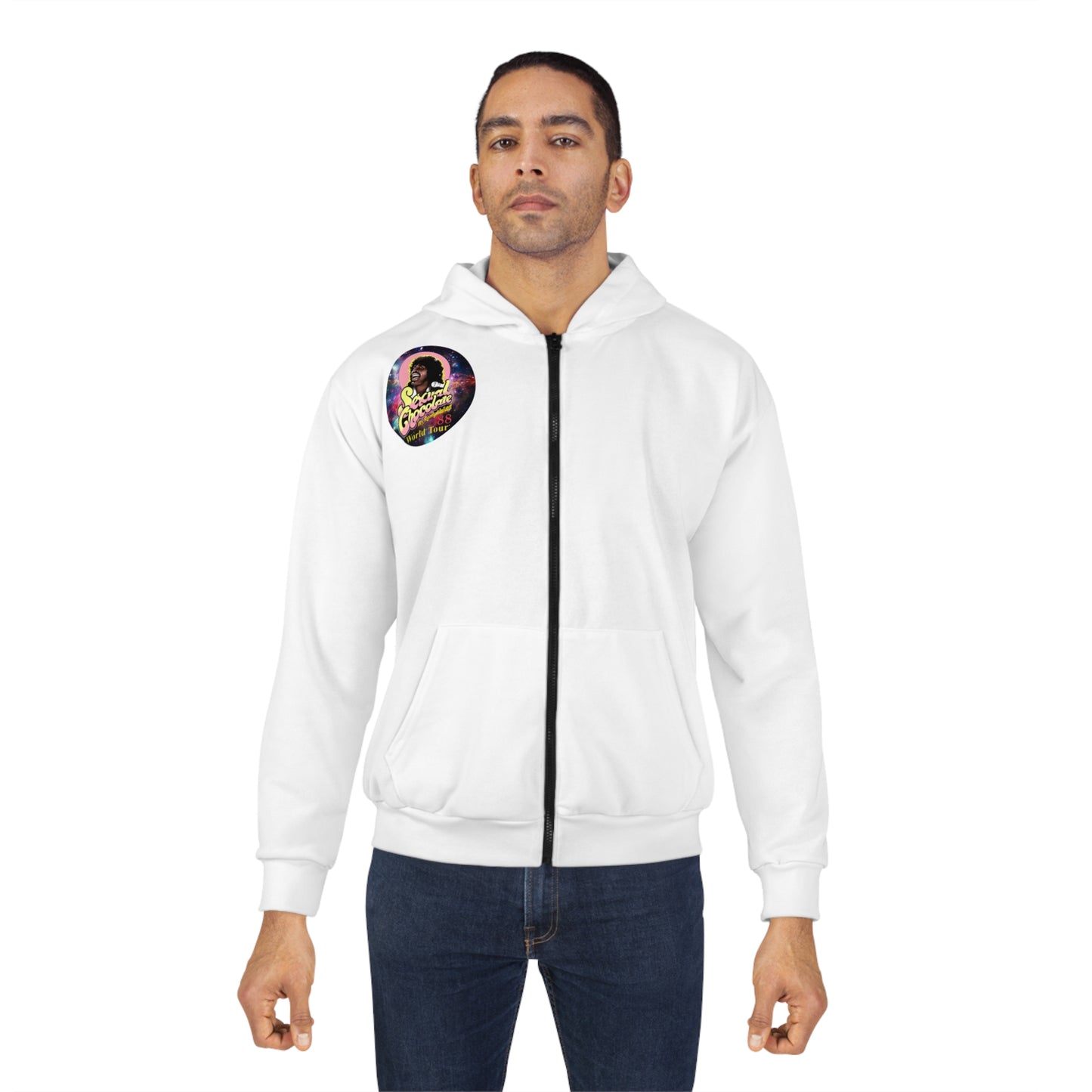 Blk Greatness Zip Hoodie (AOP)