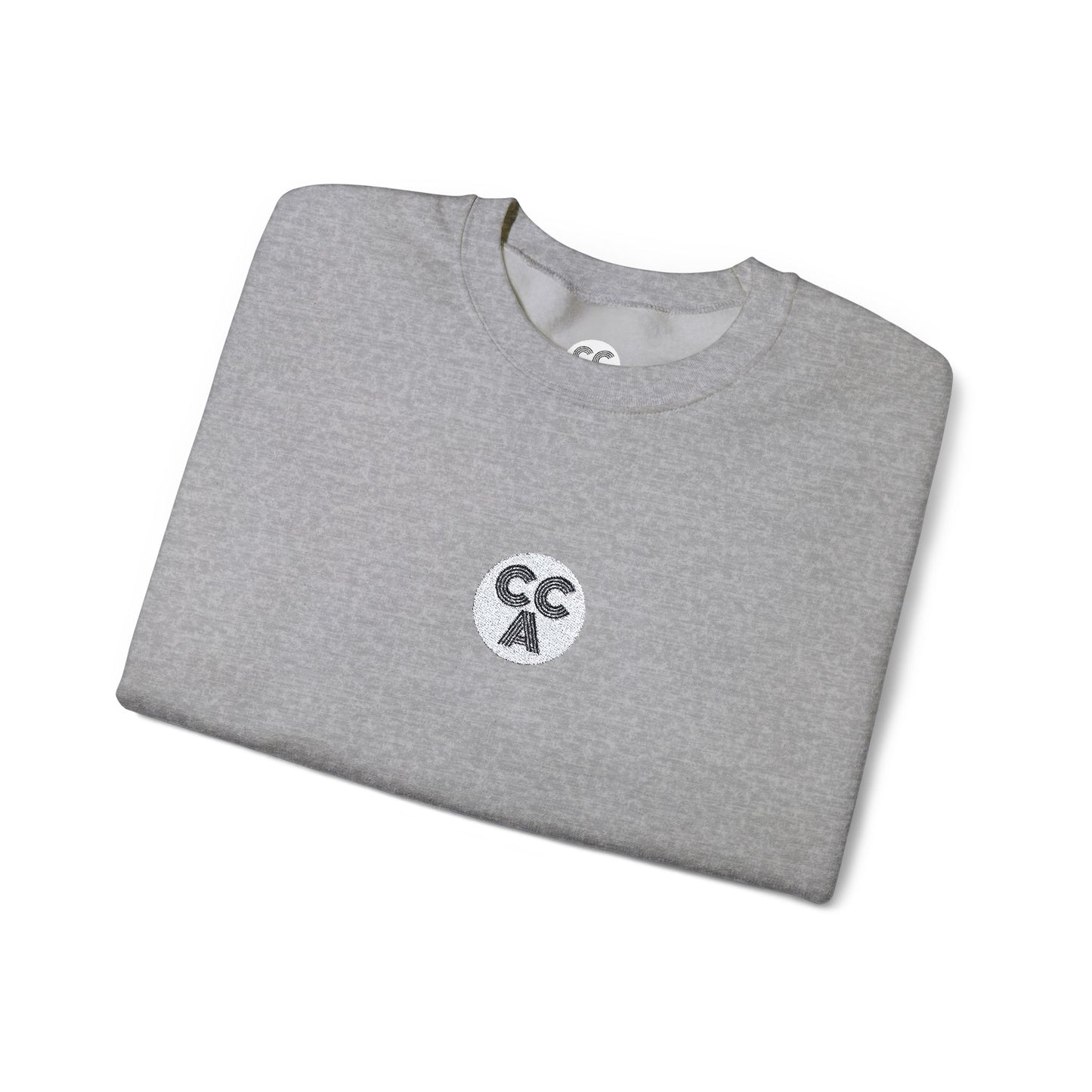 2 Cs Embroidery Crewneck Sweatshirt