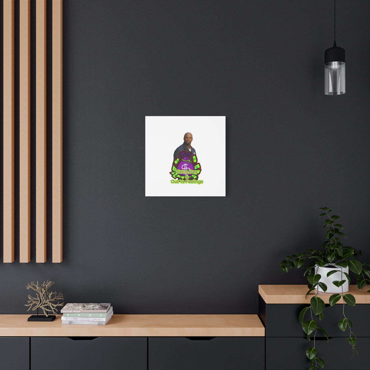 Blk Greatness Matte Canvas, Stretched, 1.25"