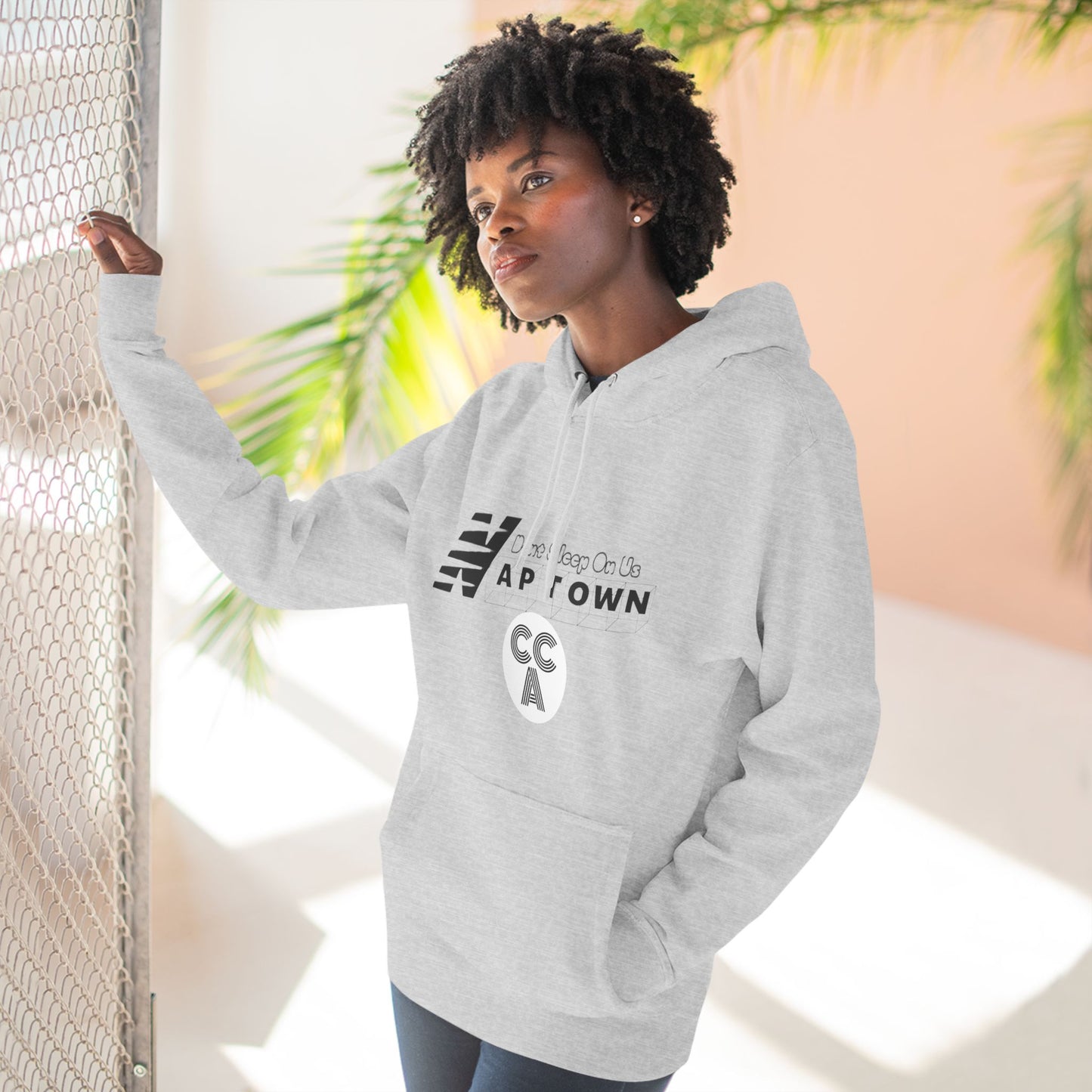 Dont Sleep On Us Three-Panel Fleece Hoodie