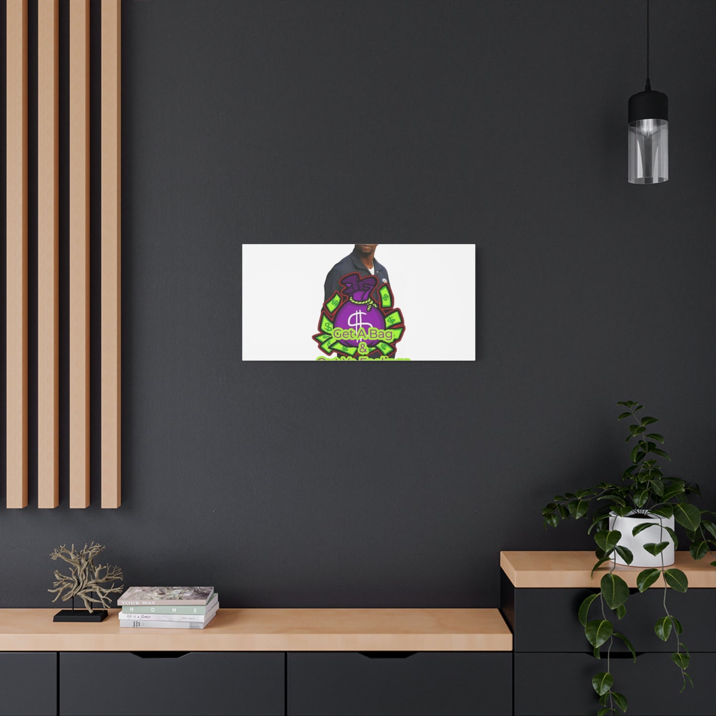 Blk Greatness Matte Canvas, Stretched, 1.25"