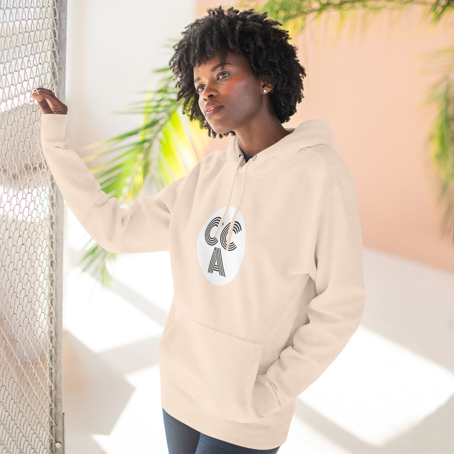 2 Cs Three-Panel Fleece Hoodie
