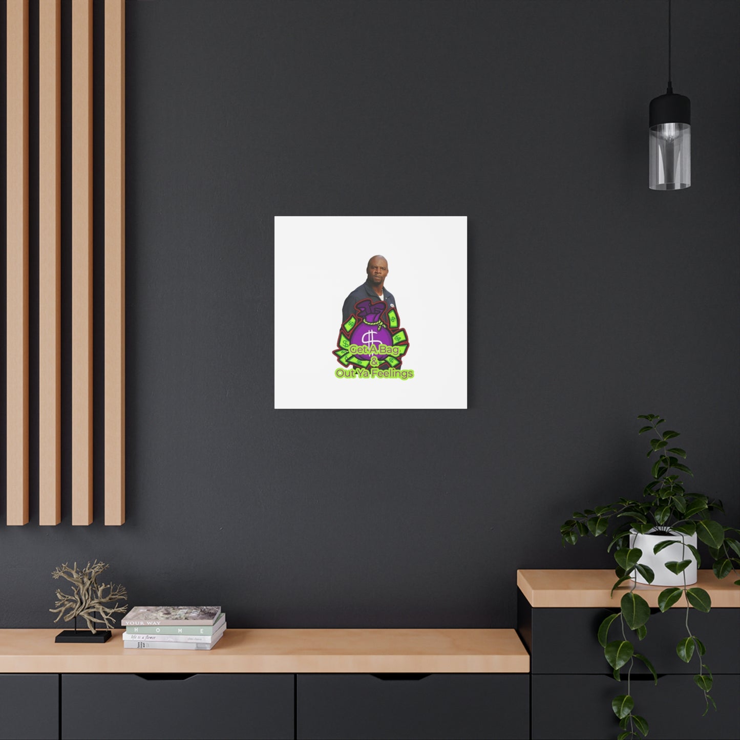 Blk Greatness Matte Canvas, Stretched, 1.25"
