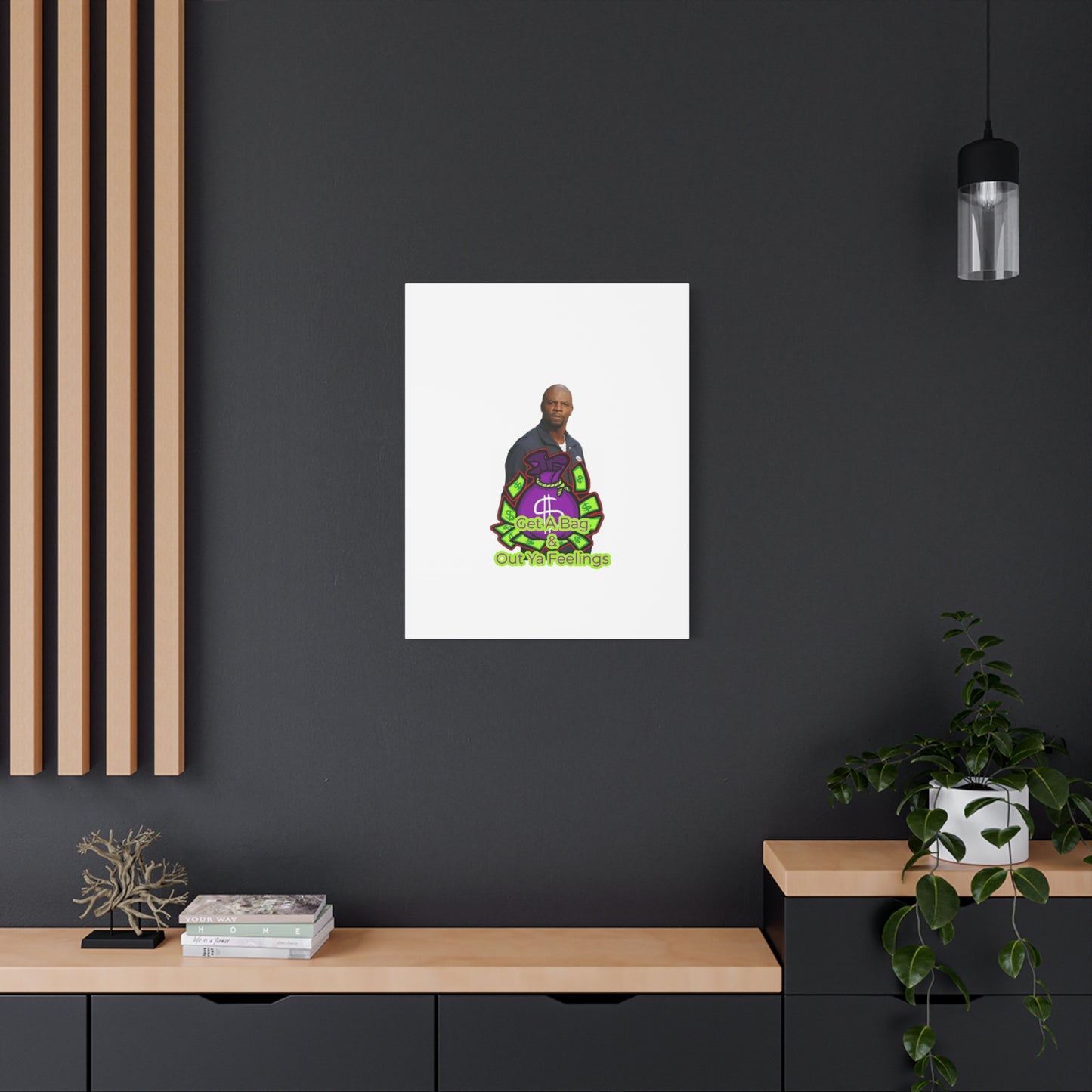 Blk Greatness Matte Canvas, Stretched, 1.25"