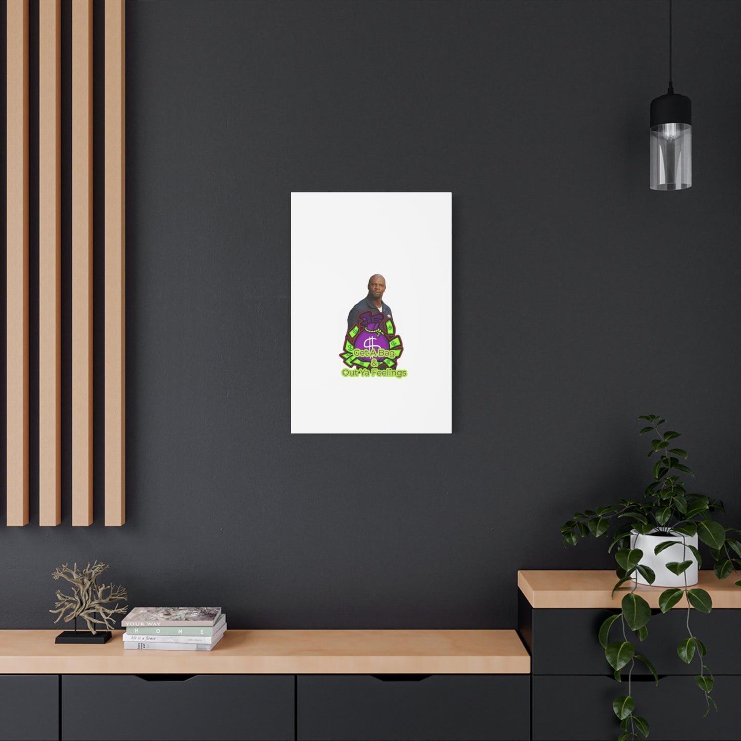 Blk Greatness Matte Canvas, Stretched, 1.25"