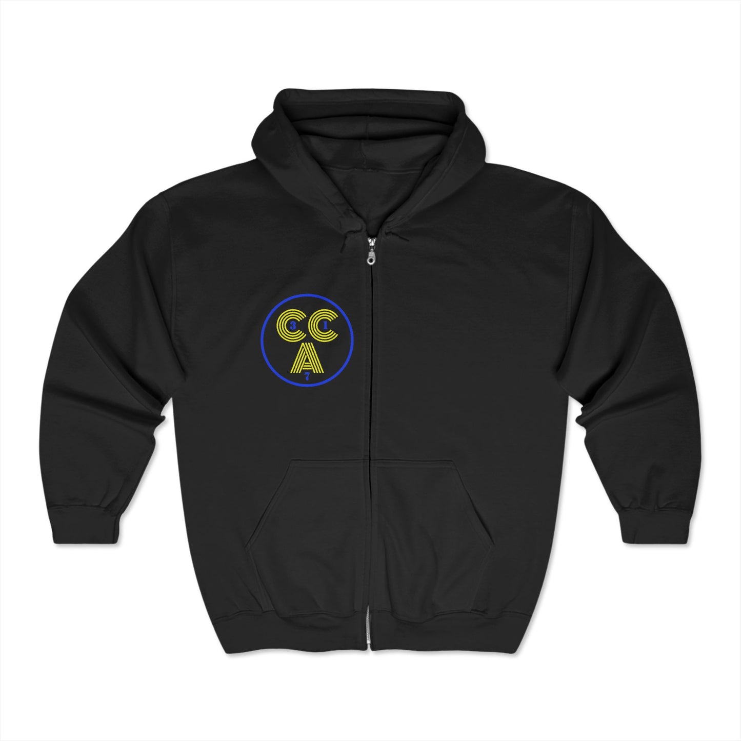 2 Cs Full Zip Hooded Sweatshirt
