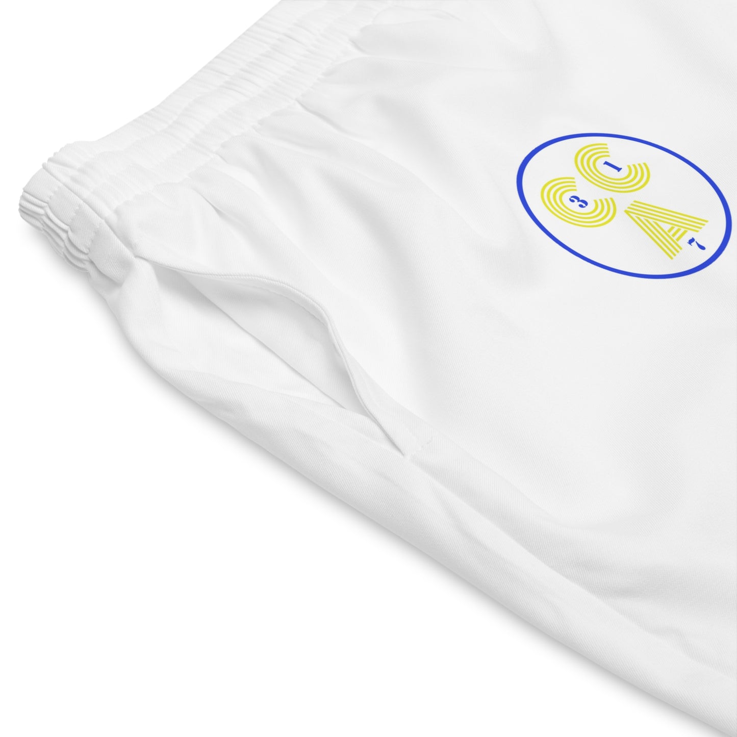 2 Cs Men's Elastic Beach Shorts (AOP)